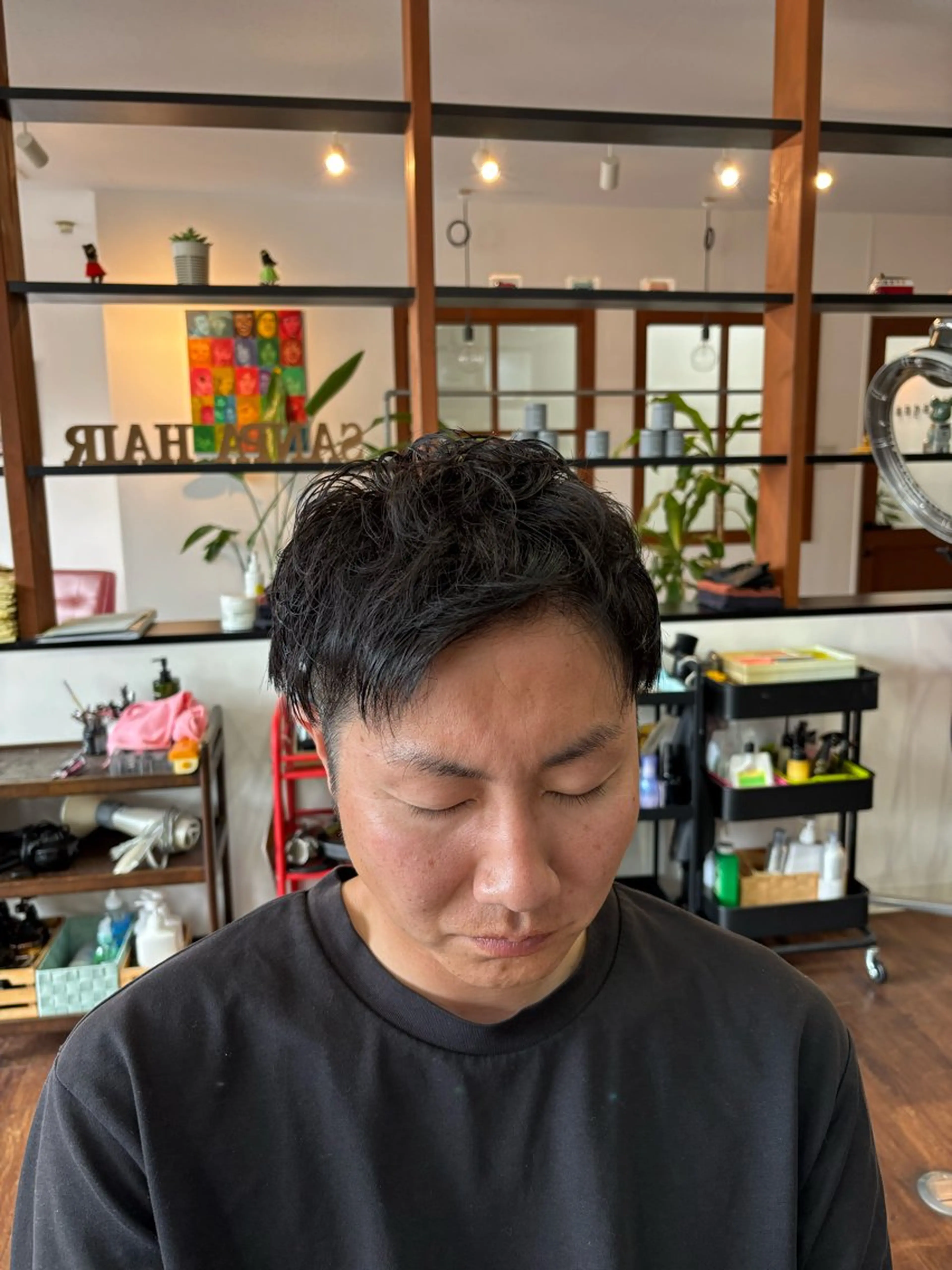 〈メンズ限定〉　カット(刈り上げ、ツーブロック)＋パーマ(ベーシックパーマ、スパイラルパーマ、ツイストスパイラルパーマ)の写真