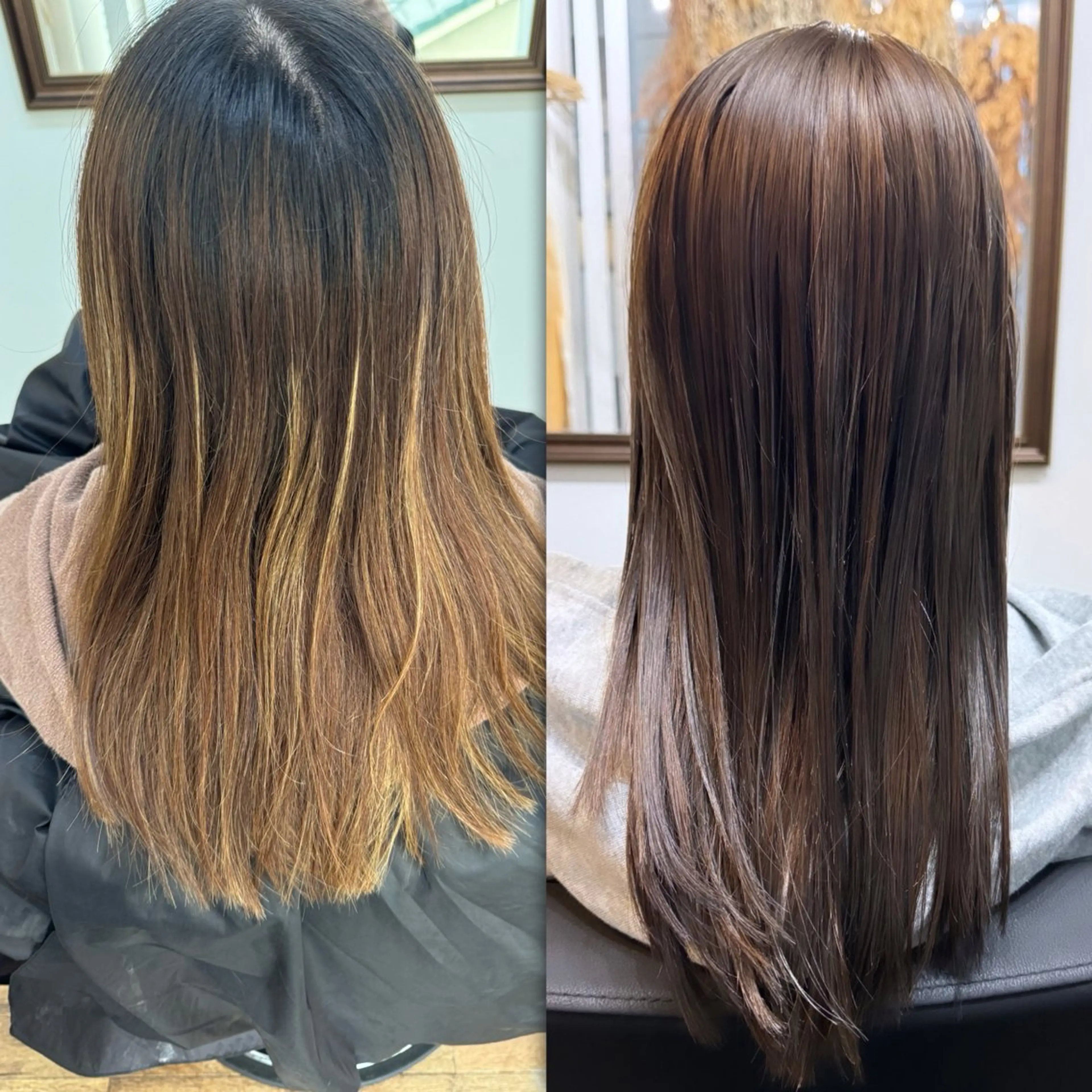 ロング カラー ベージュカラー ブリーチ ハイライトカラー ブリーチなしカラー ハイライト カット ヘアカラー トリートメント 椎葉 祐也のヘアスタイル