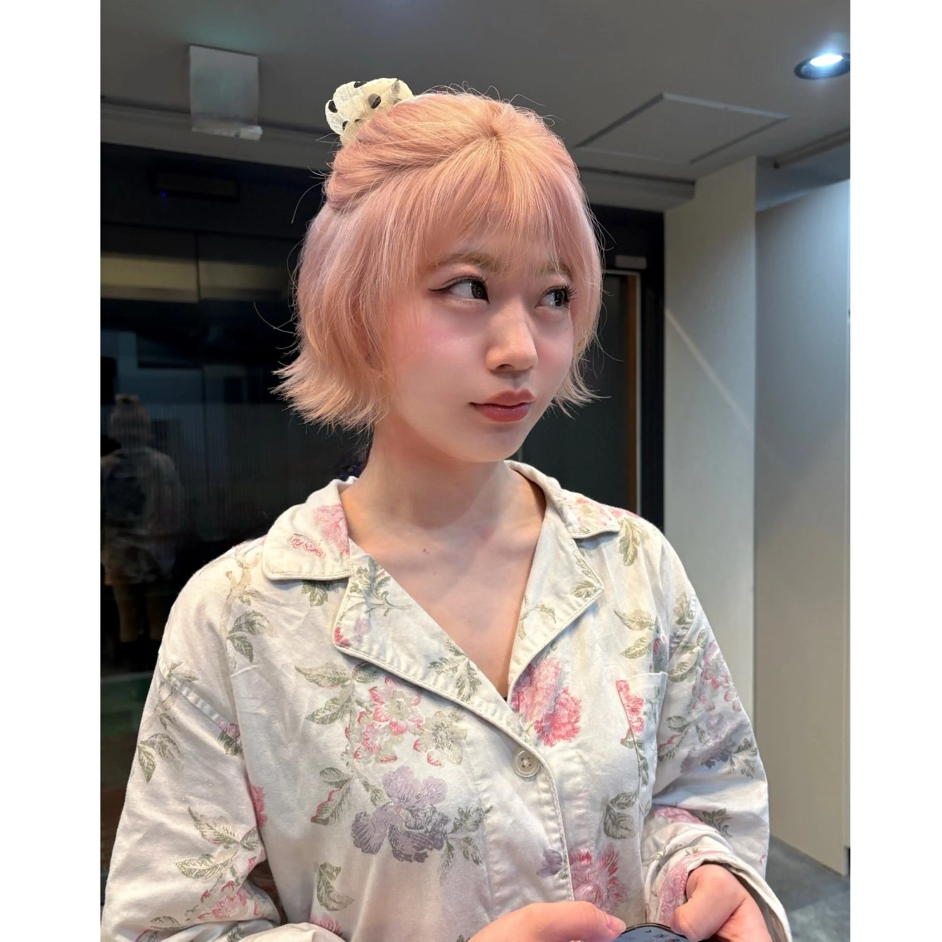 ショート カラー ヘアカラー 韓国レイヤー/透明感 ♡YUUNAのヘアスタイル