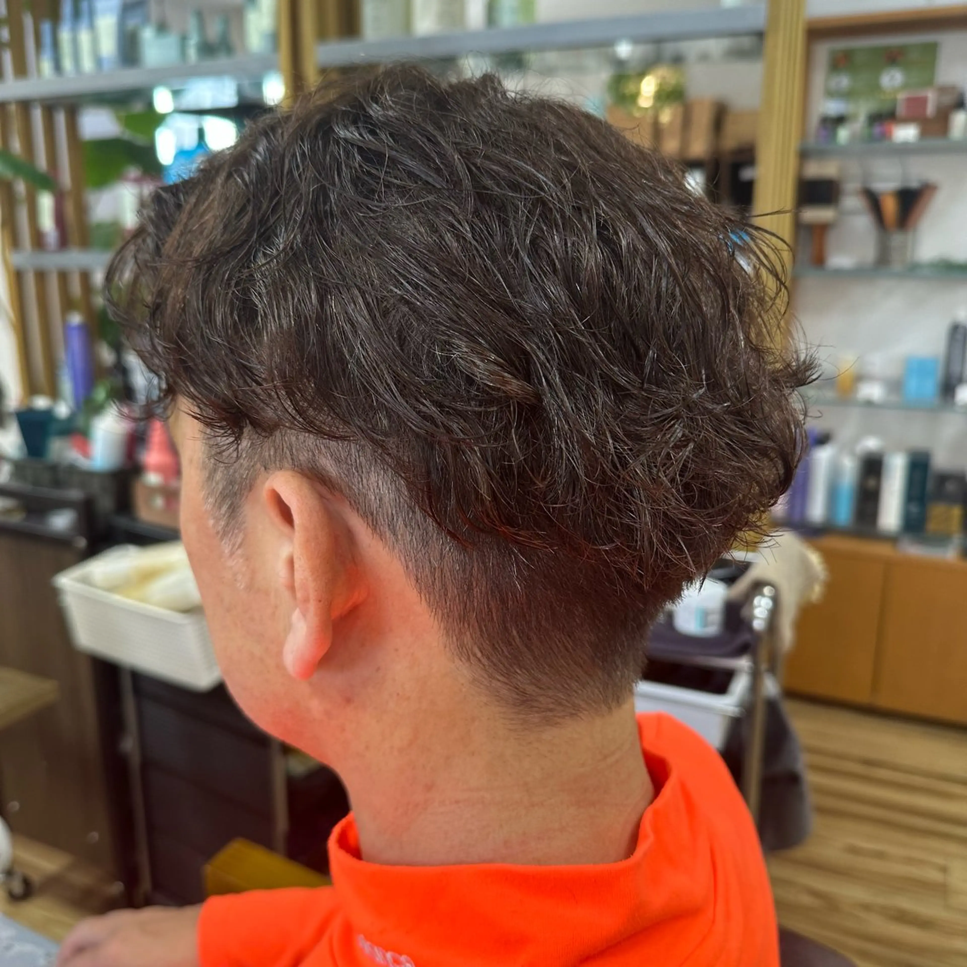 メンズカット💇+ポイントパーマ🧑‍🦱の写真