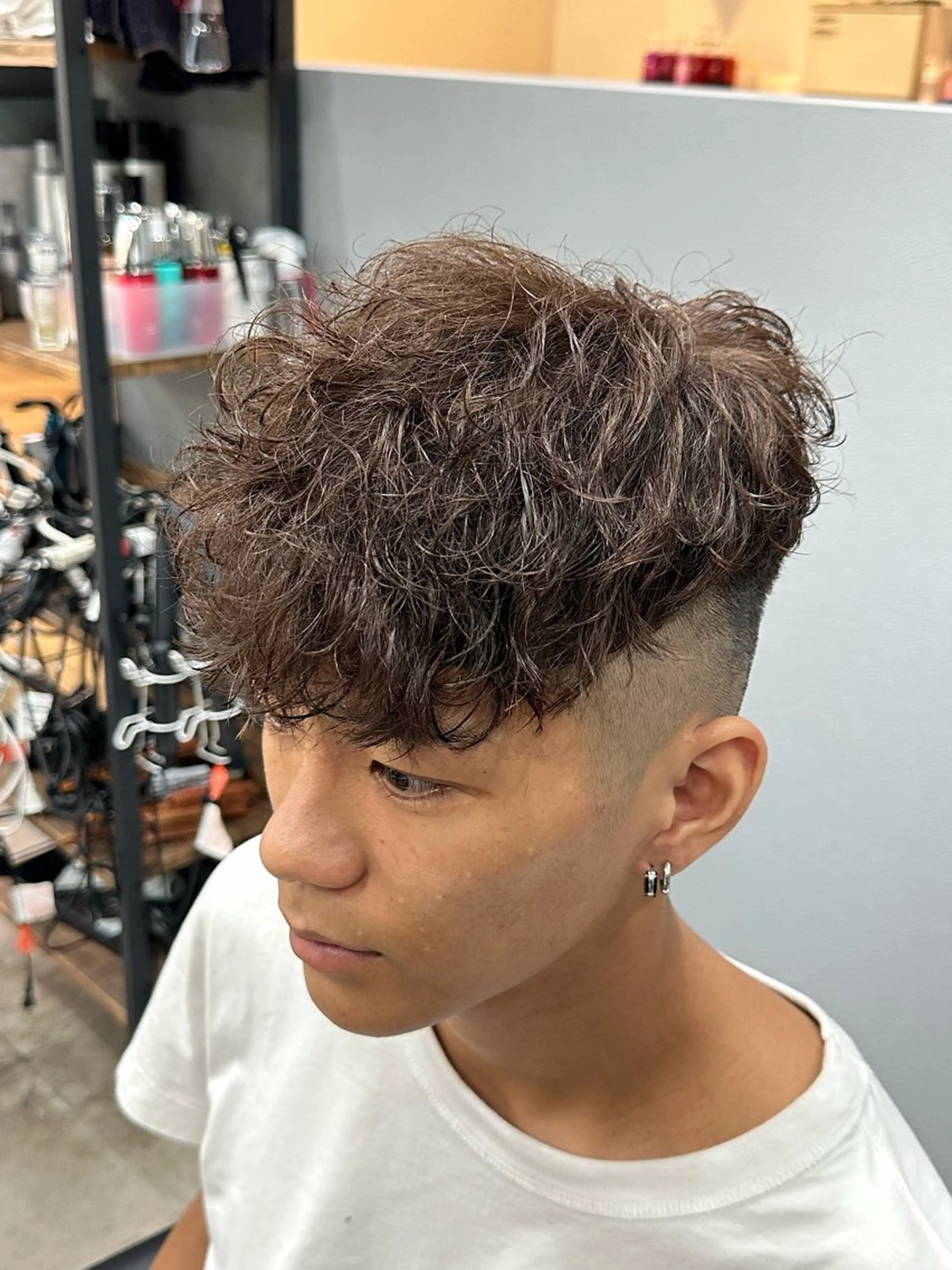 カラー パーマ メンズ スペインカール Etoile +/ 坂嶋大飛のヘアスタイル