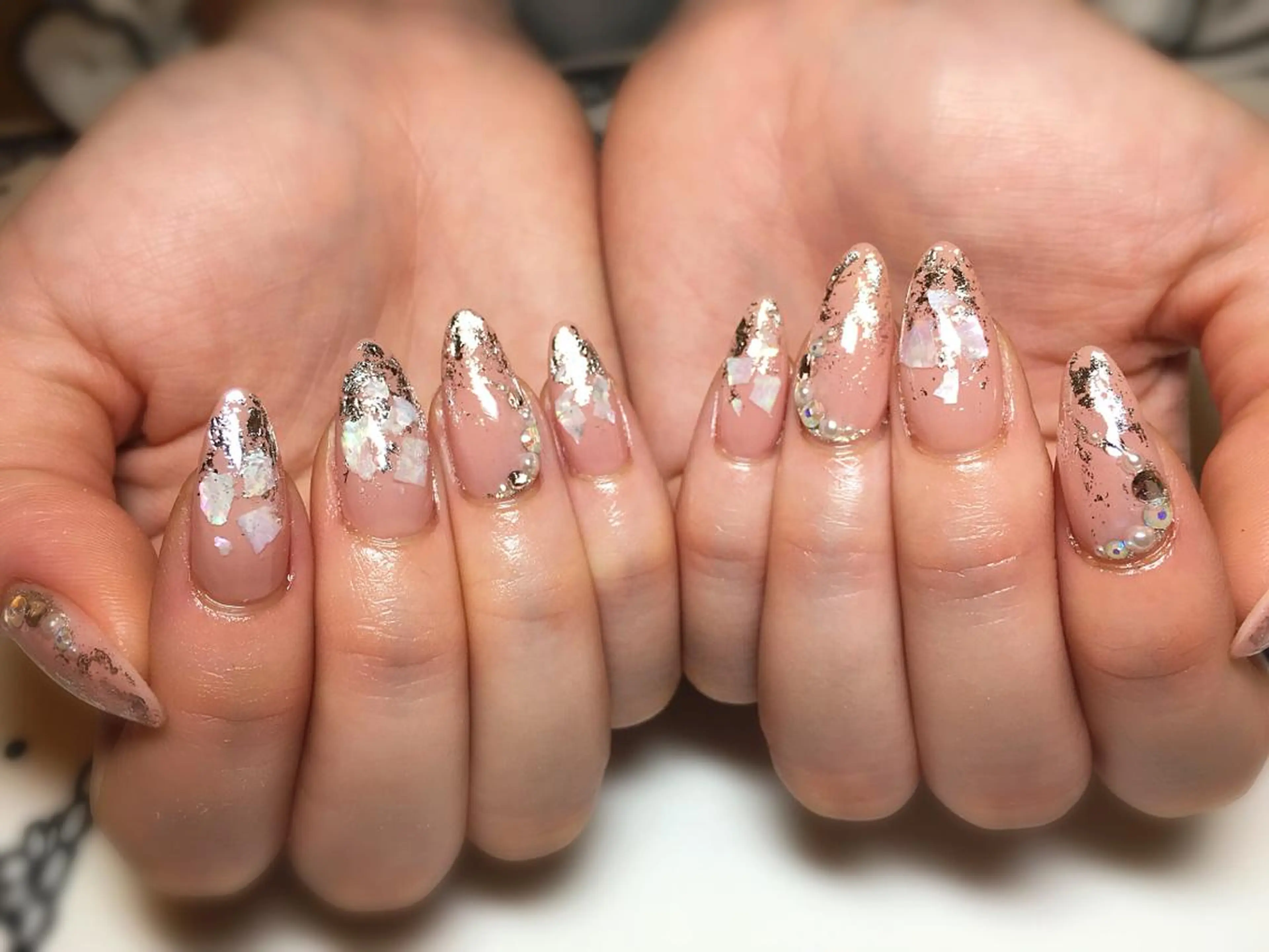 ネイル 長さ出し en.所属・en. NATSUKOのネイルデザイン