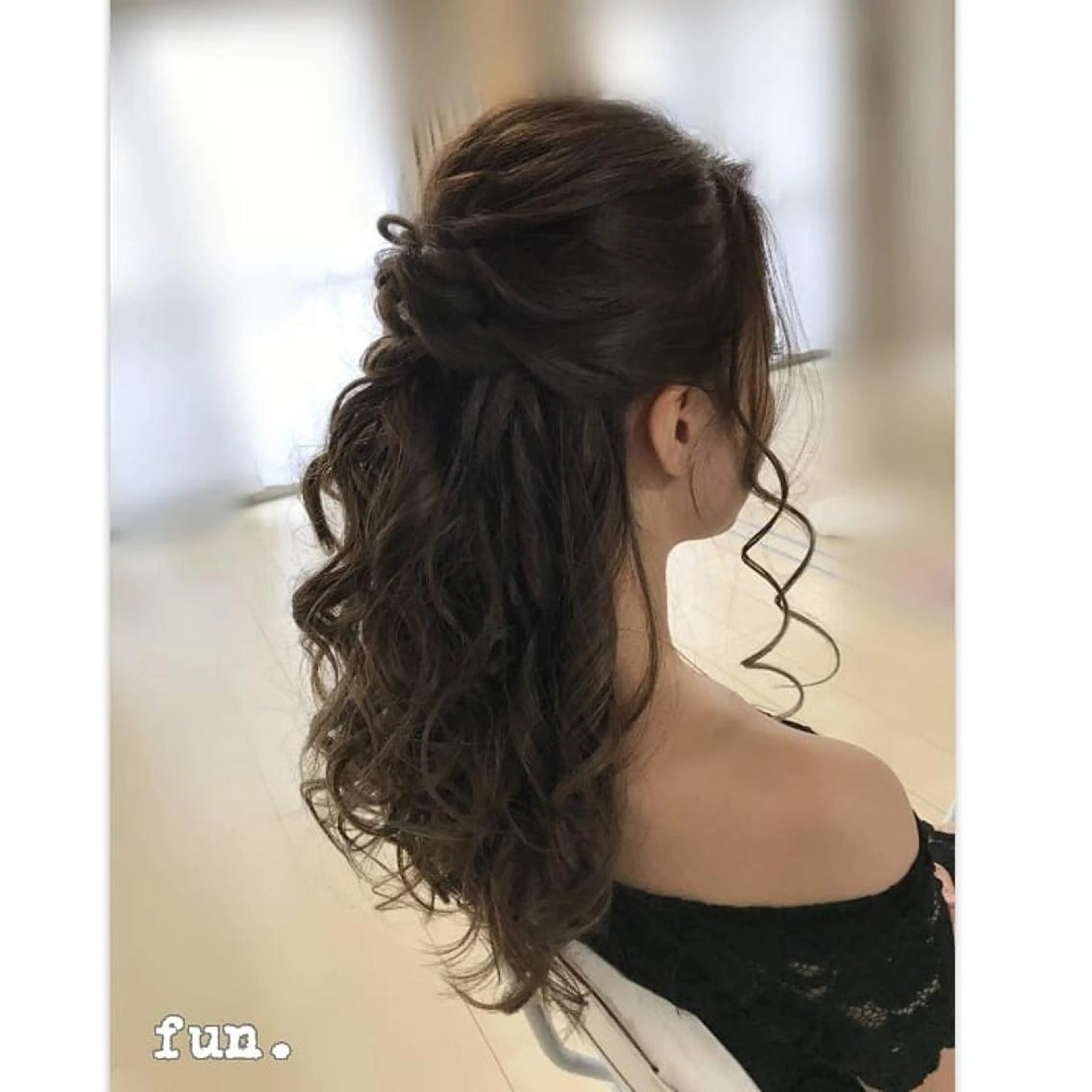 ロング ヘアアレンジ fun./ヘアセット /エクステ/着付のその他イメージ