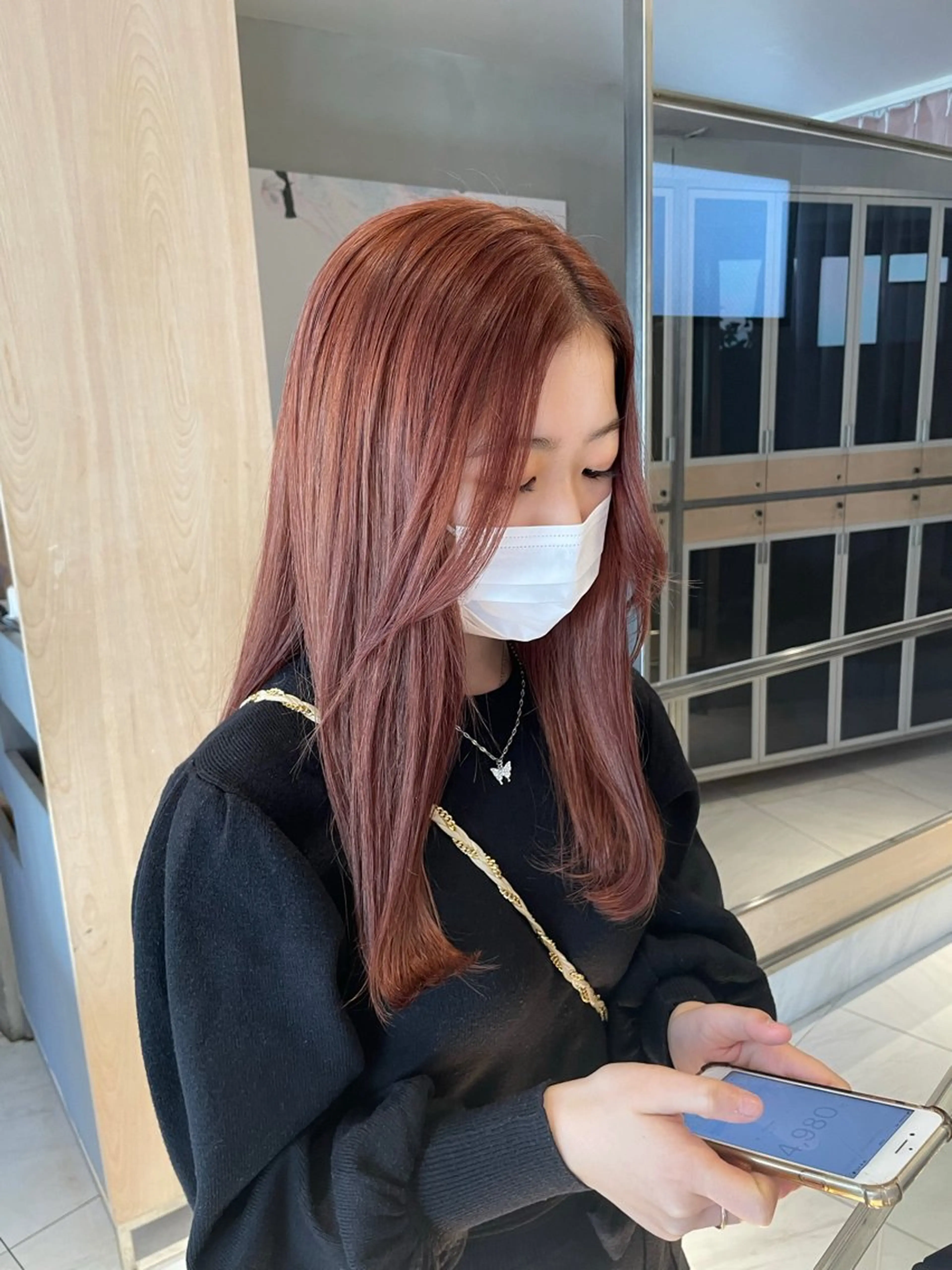 ロング カラー ヘアアレンジ ヘアカラー トリートメント ヘッドスパ ヘアセット 艶髪/レイヤーカット 🐣misakiのヘアスタイル