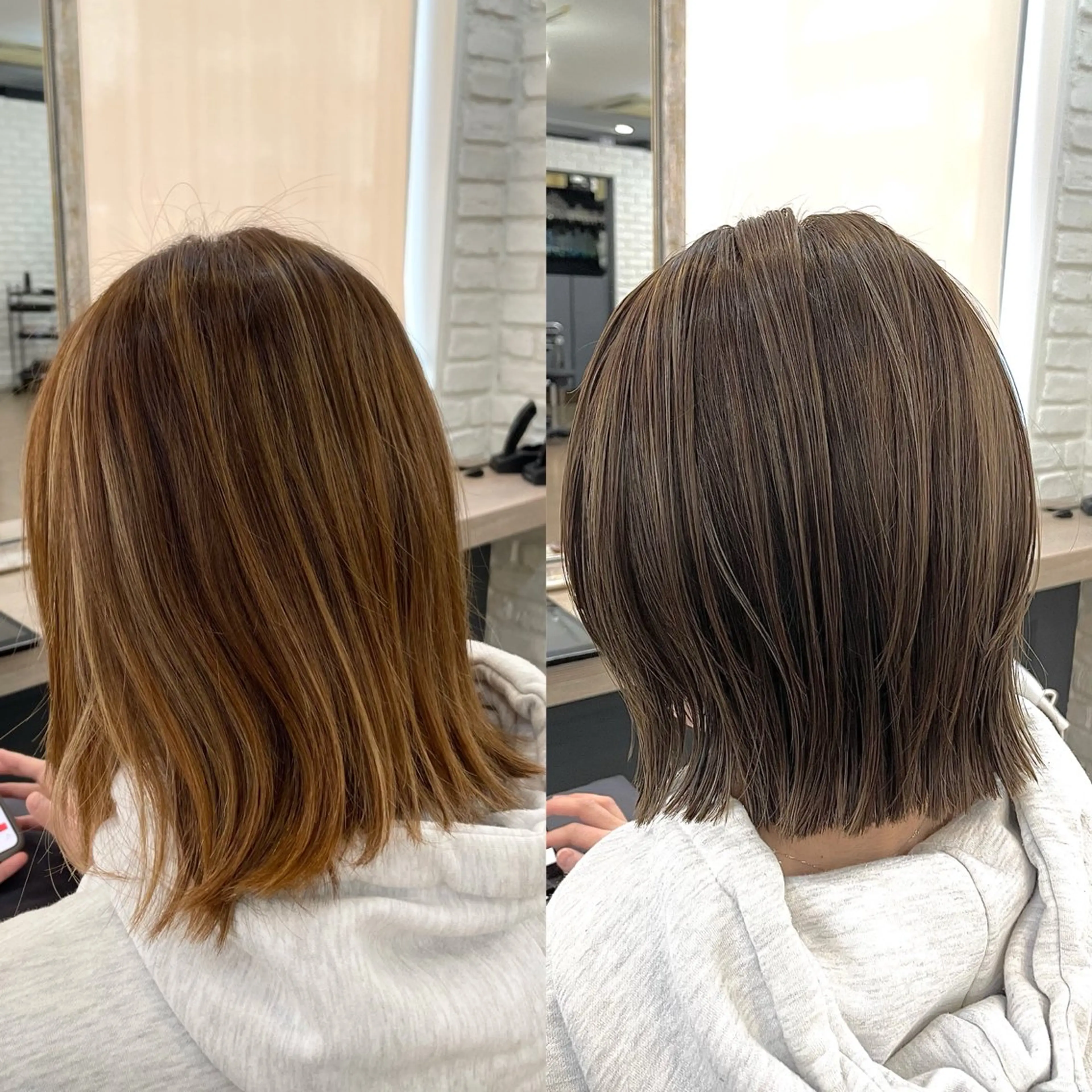 ミディアム カラー カット ヘアカラー トリートメント ニューモヘア所属・【マンツーマン接客】 ✂︎🟡酒井司🟡のヘアスタイル