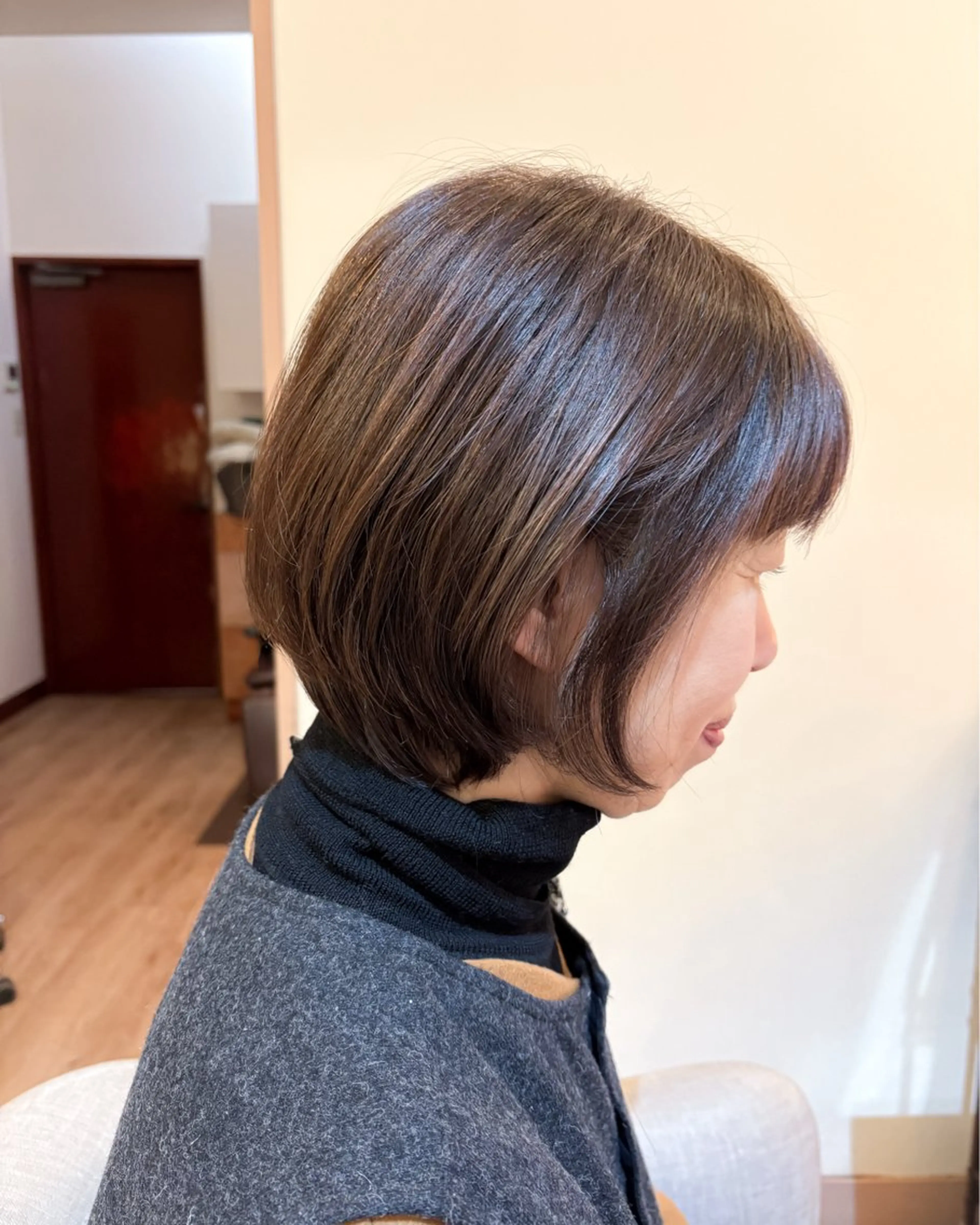 ショート ボブ カット トリートメント 石平 暖のヘアスタイル