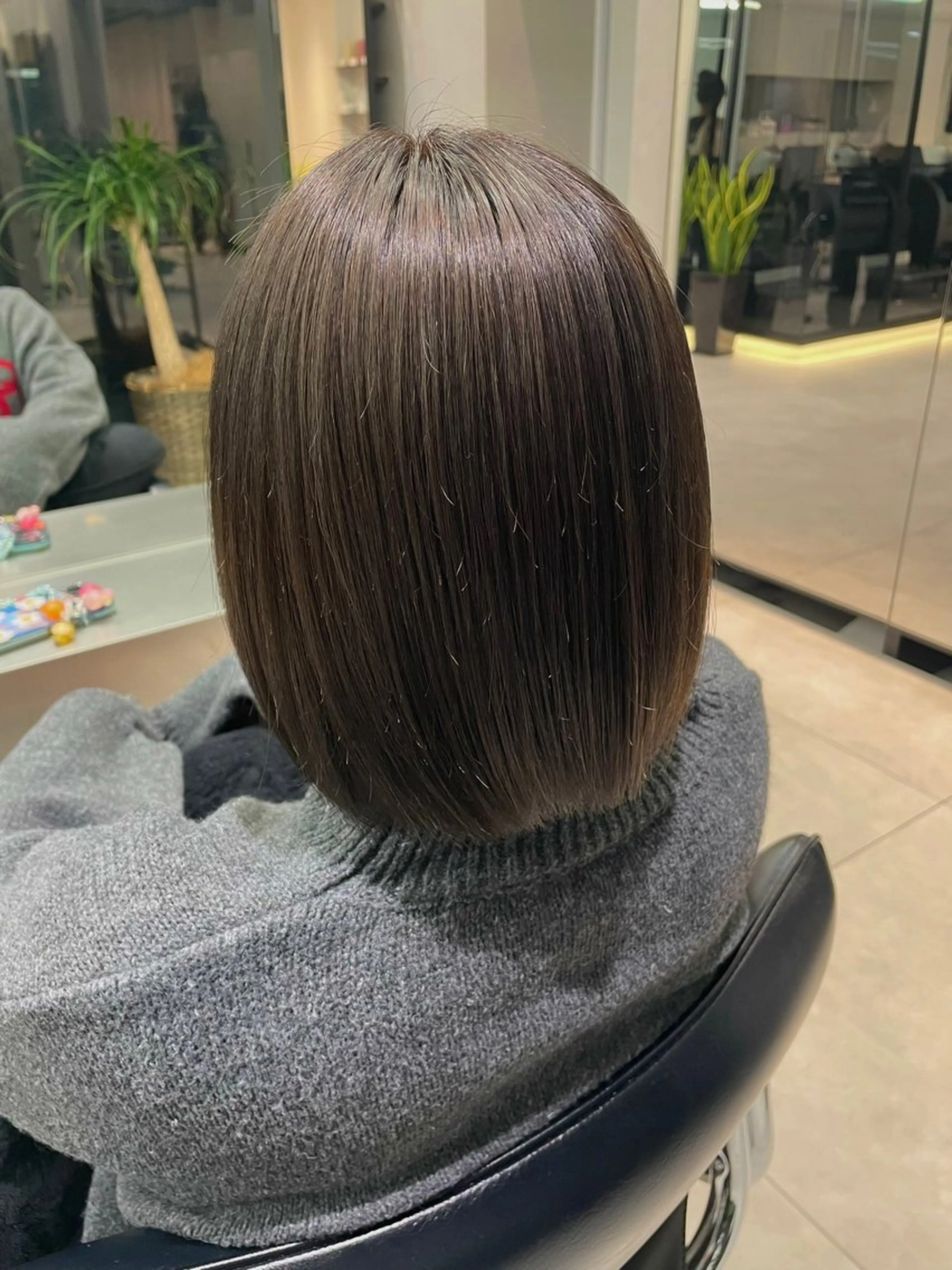 カラー ブリーチ ブラウンカラー ヘアカラー 銀座︎ ︎ABBEY 伊藤 耀子のヘアスタイル