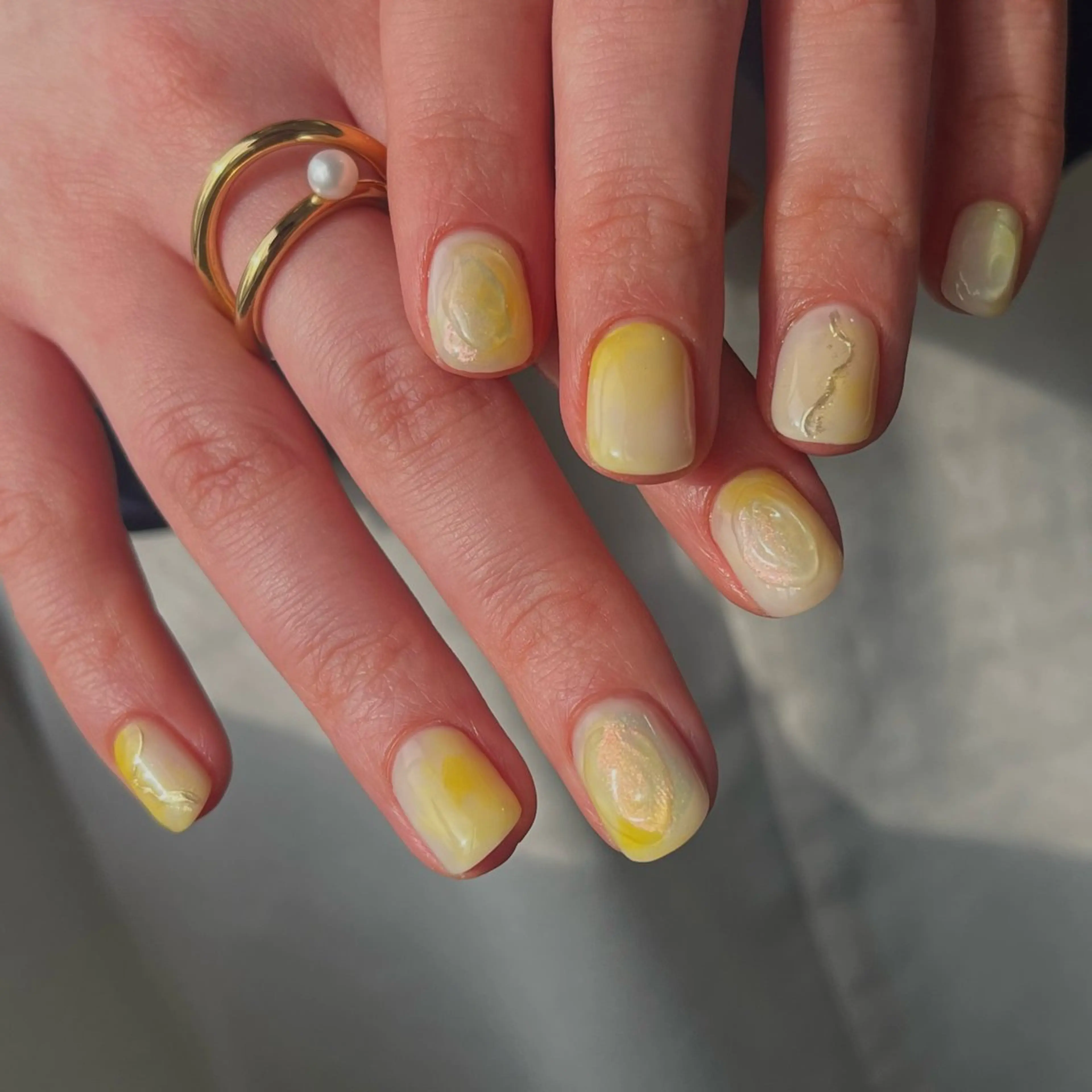 ネイル アートネイル ニュアンスネイル ぷっくりネイル ハンドネイル nails _ NATSUYOのネイルデザイン