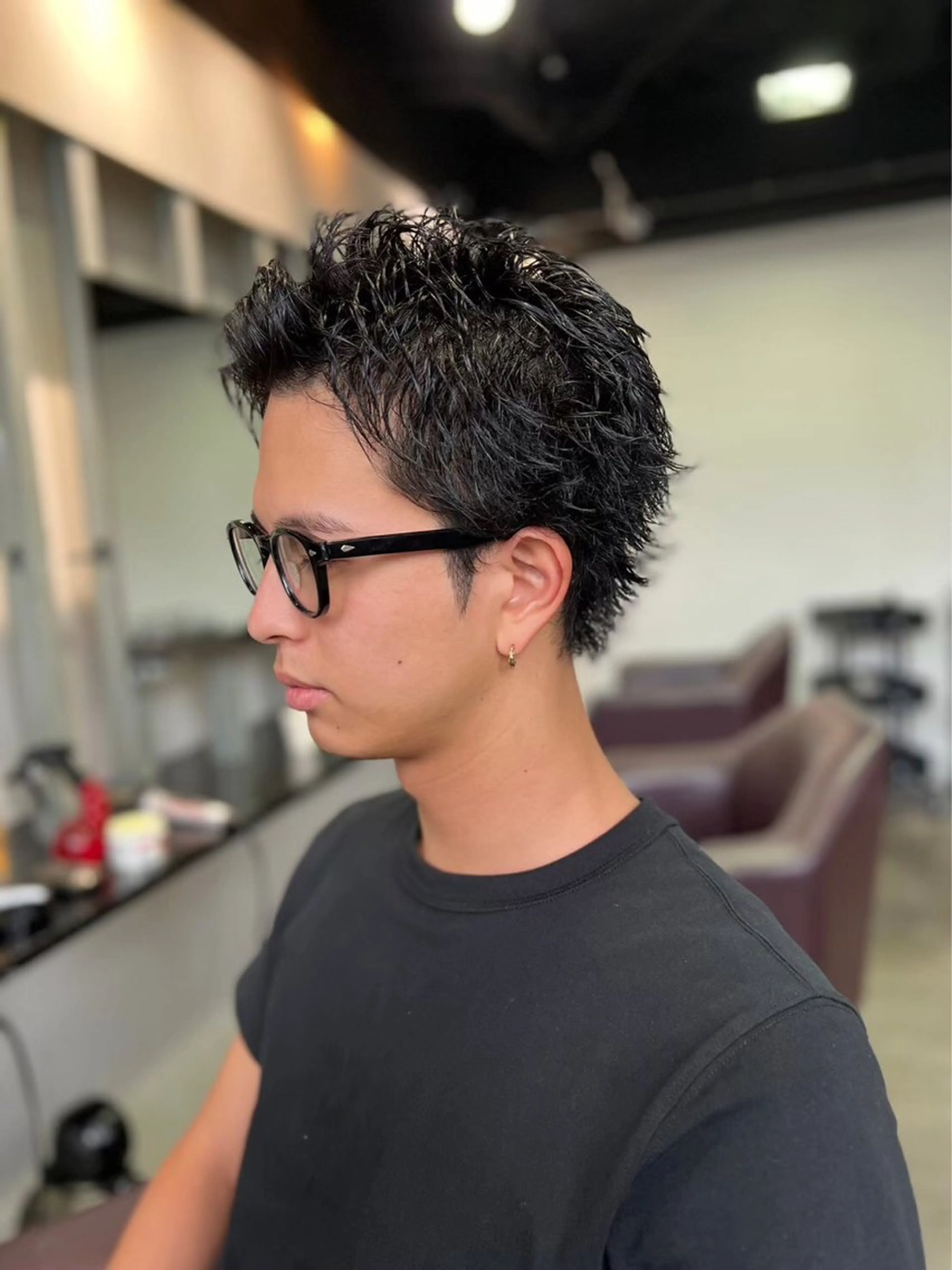 ショート メンズ カット ヘアカラー トリートメント lana hair 新宿/髪質改善のヘアスタイル