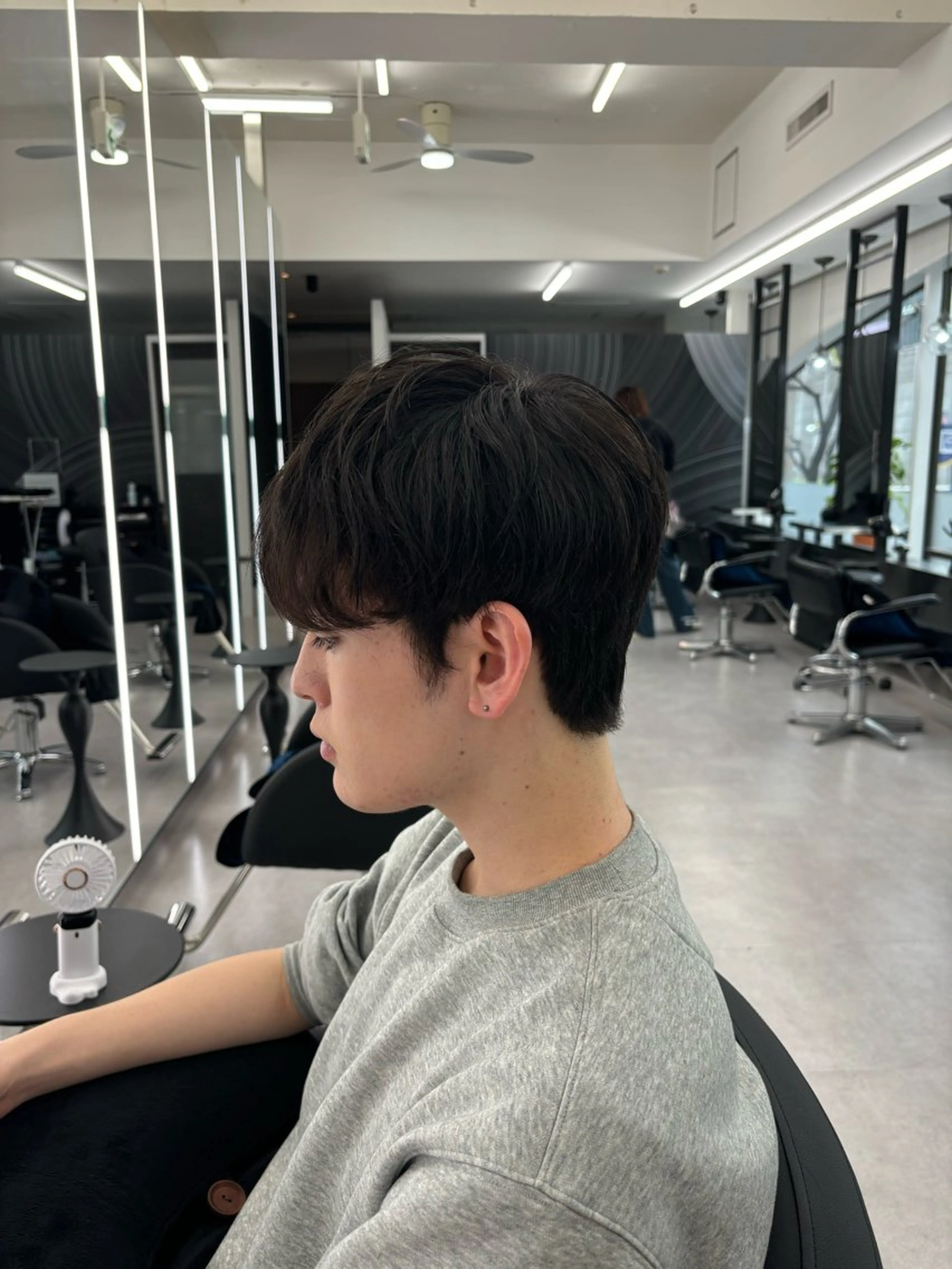 メンズ マッシュ 韓国風メンズヘア 高森蓮のヘアスタイル