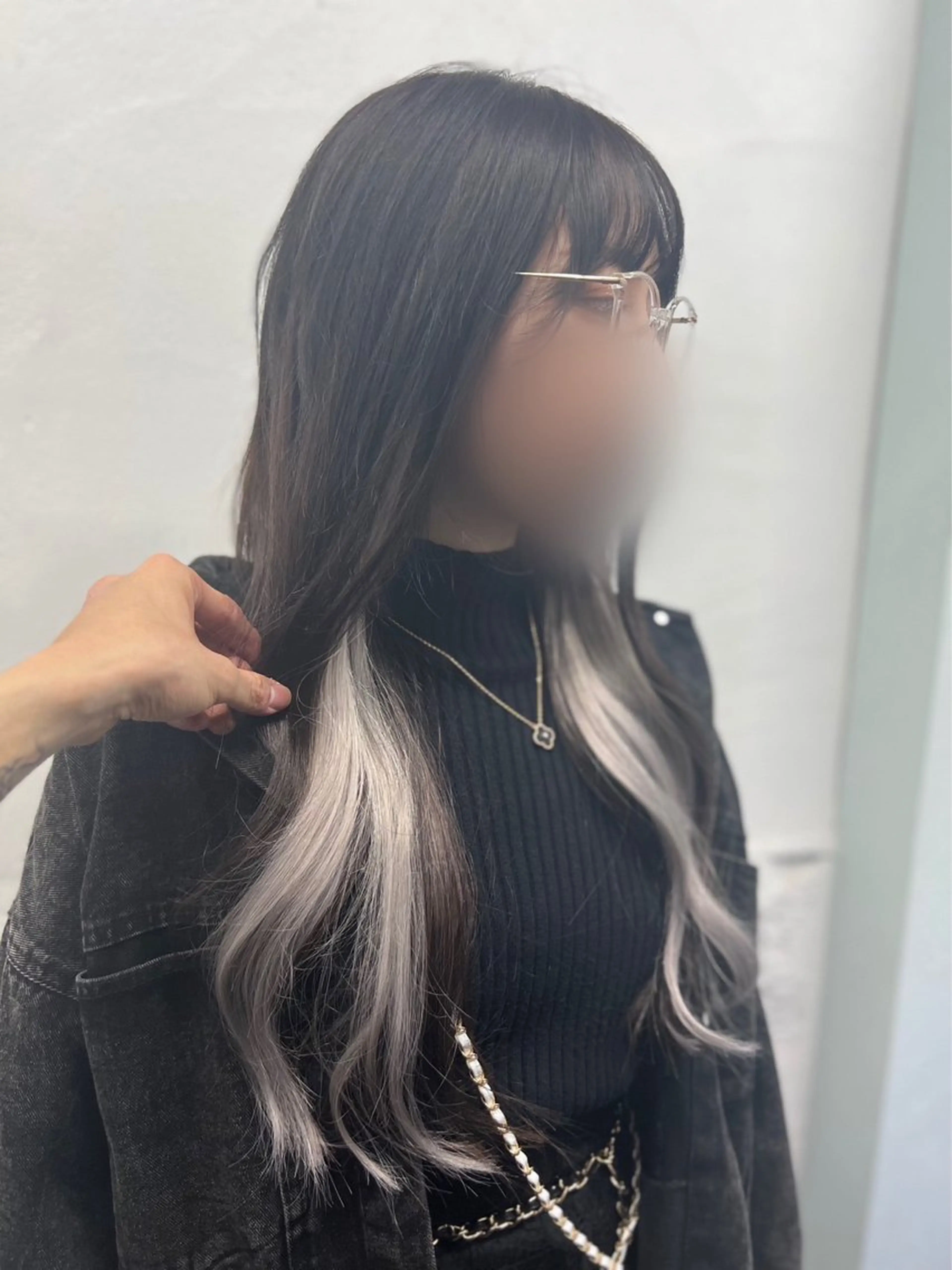 ロング 🦋美髪ハイトーン/ レイヤー🦋るくものヘアスタイル