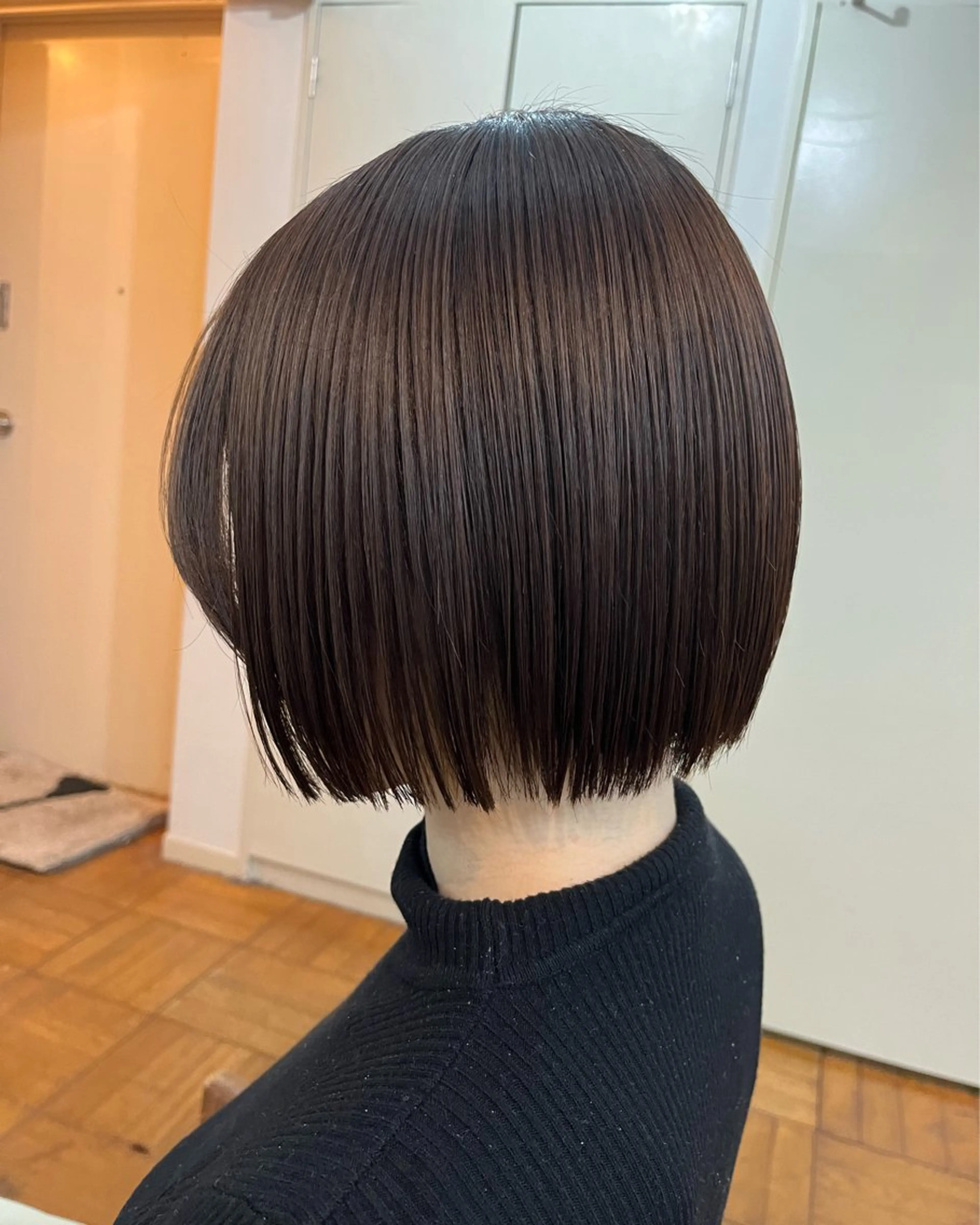ショート カラー ボブ 似合わせカット 丸みショート🌙 タッセルボブ/井上翔のヘアスタイル