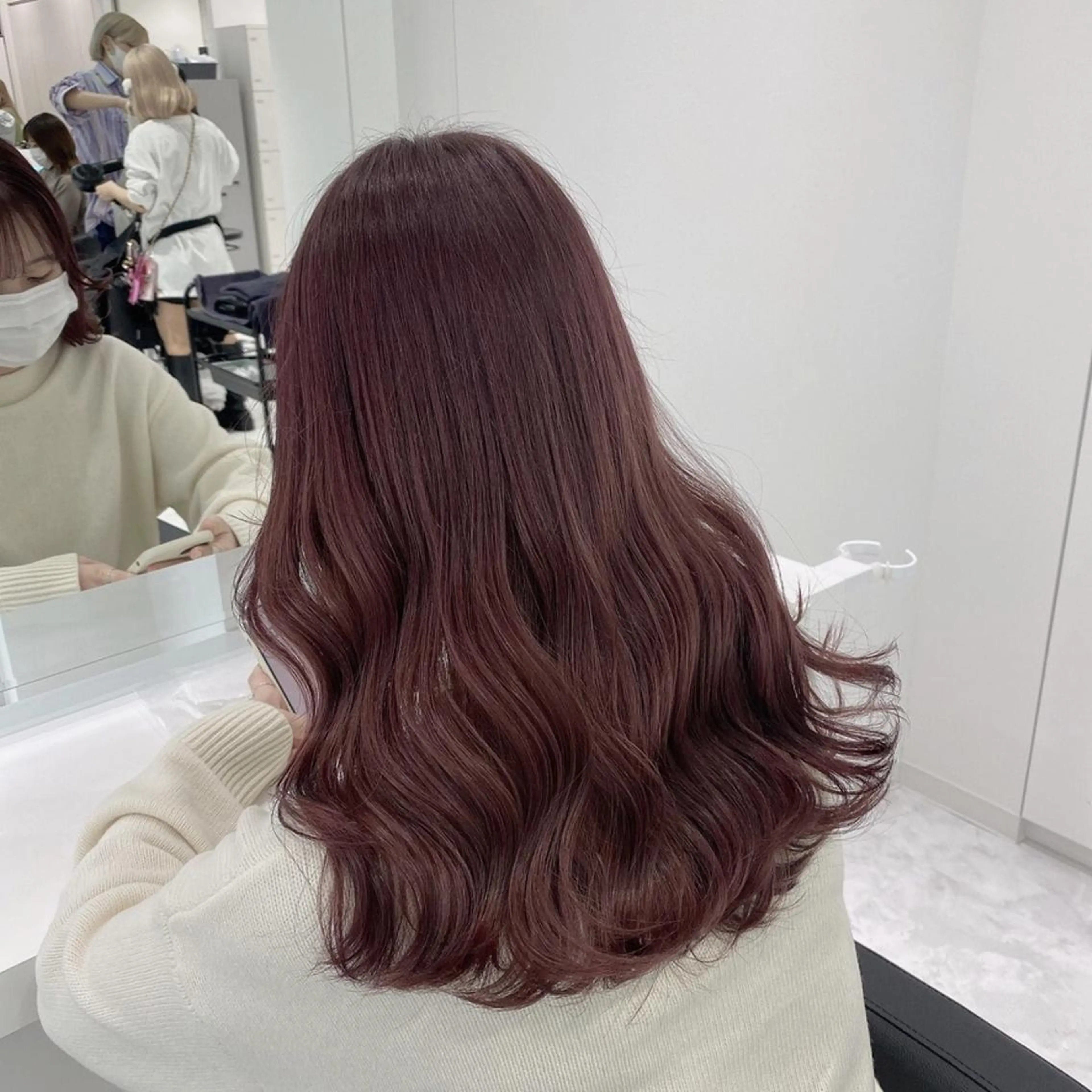 カラー 上野BABY💞 高発色暖色カラー💞のヘアスタイル