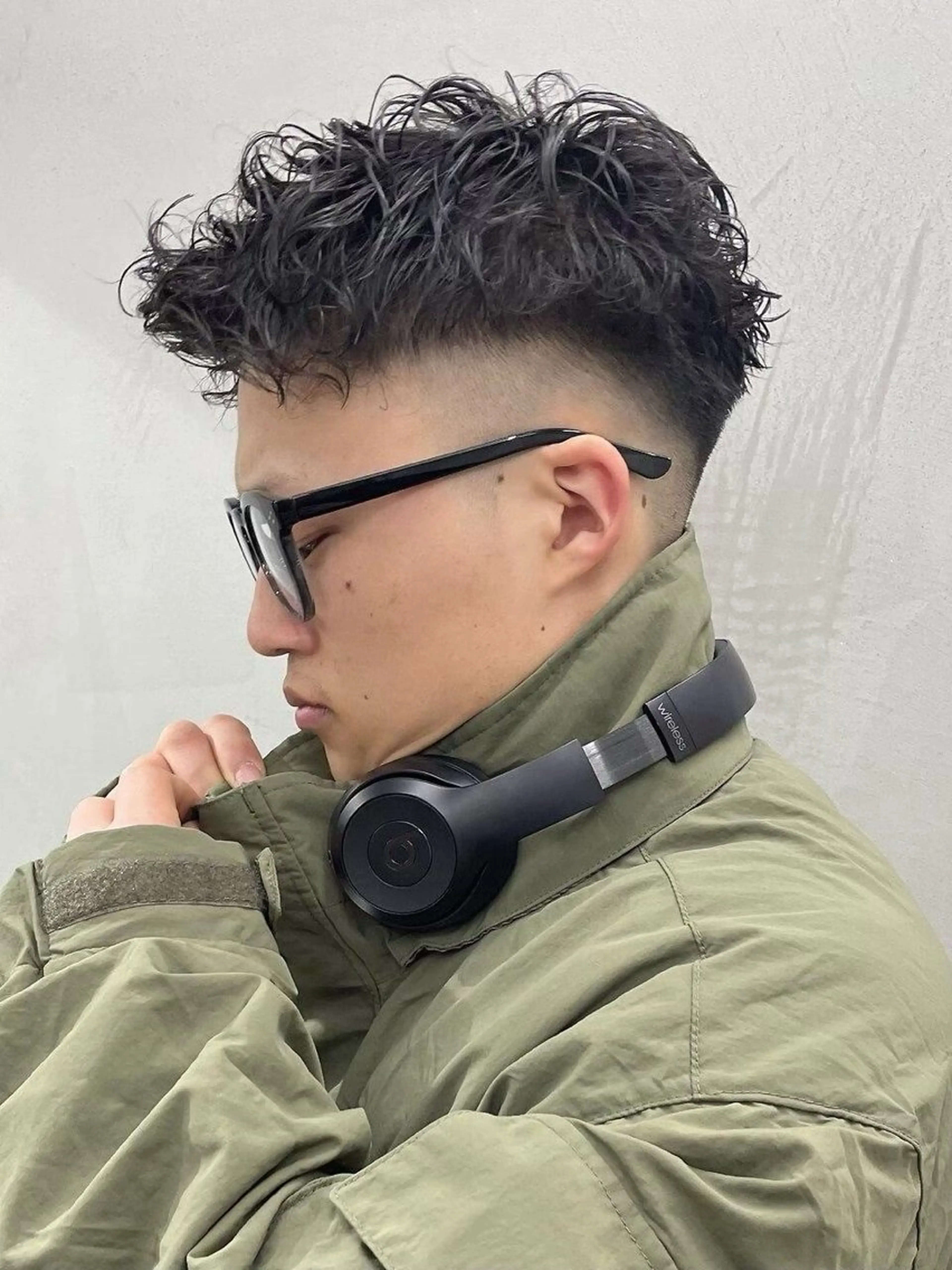 パーマ メンズ カット パーマ トリートメント 当日予約⭕️ fifth渋谷太田のヘアスタイル