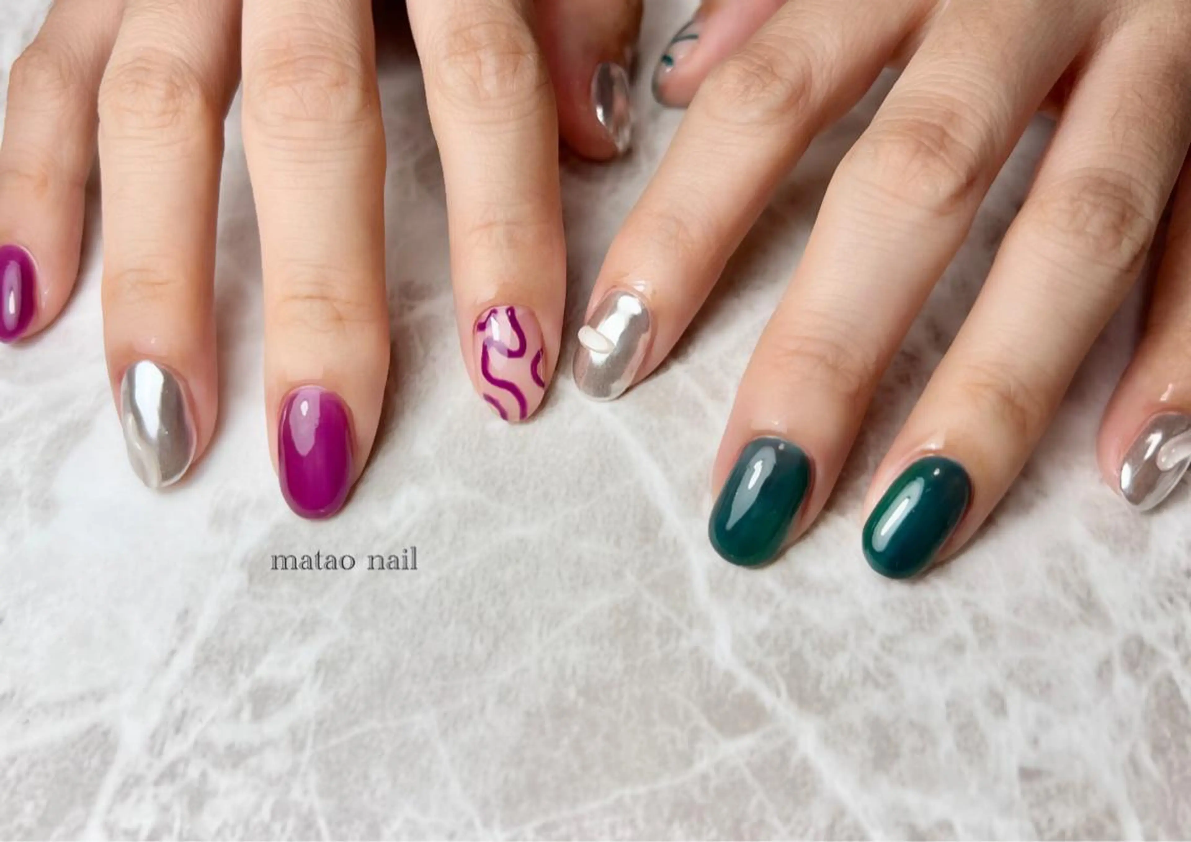 ネイル ハンドネイル フットネイル matao nailのネイルデザイン