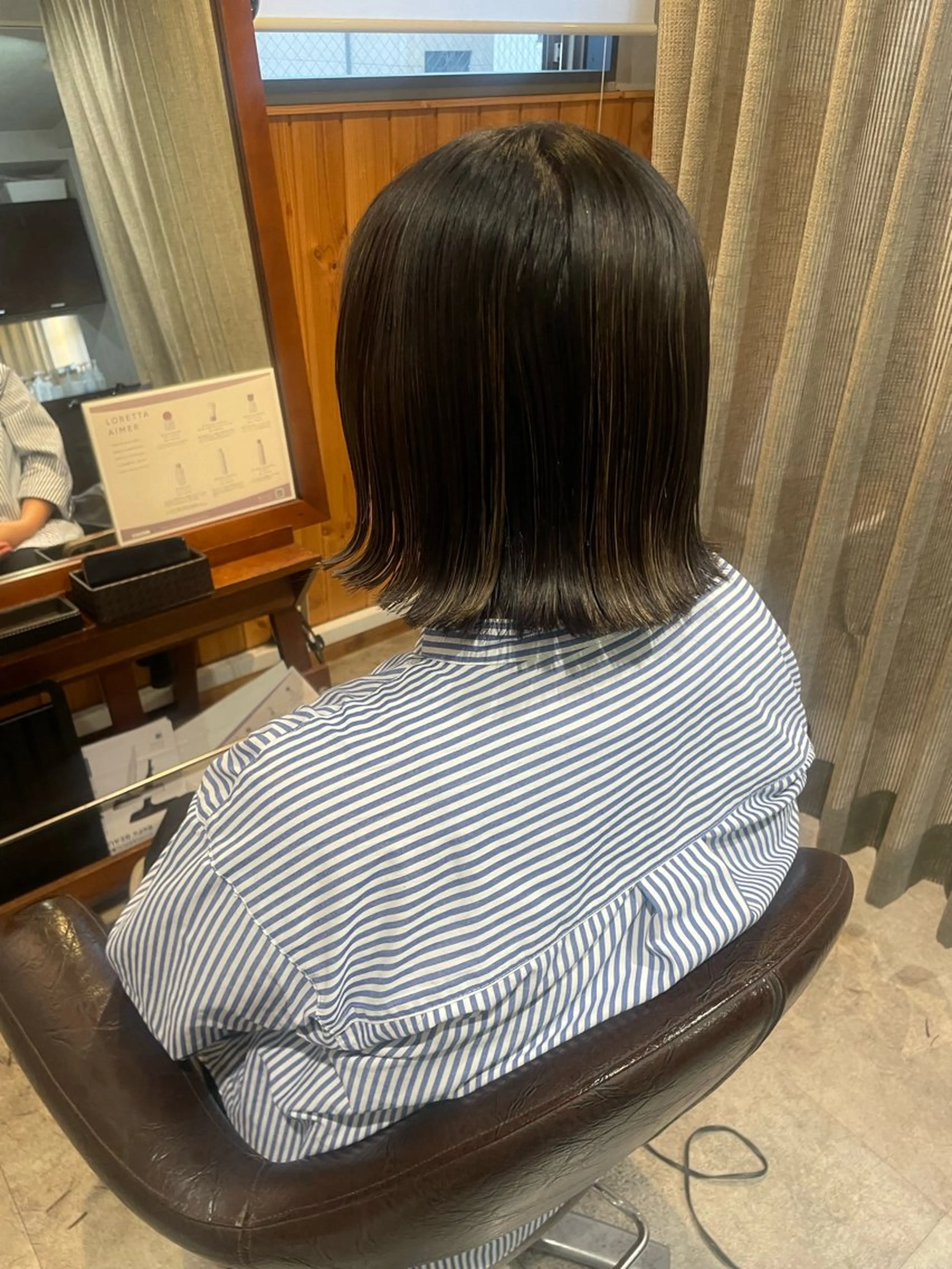 ショート カラー ハイライトカラー ボブ ハイライト 外ハネヘア ヘアカラー 髪質改善/Bloss om🌷高橋沙衣のヘアスタイル