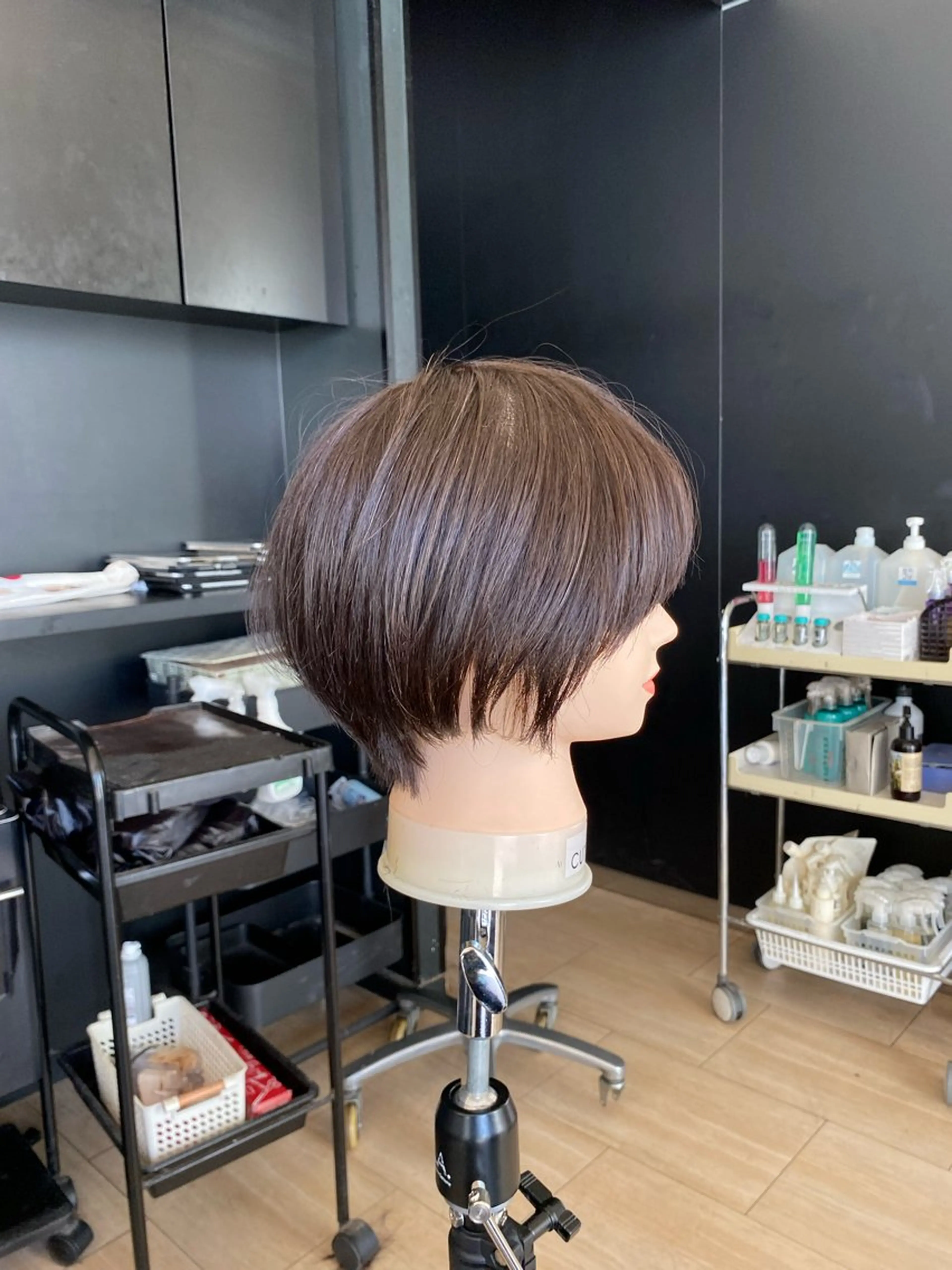ショート ヘアアレンジ 最小顔周りカット/ くびれヘア/窪田洸希のヘアスタイル