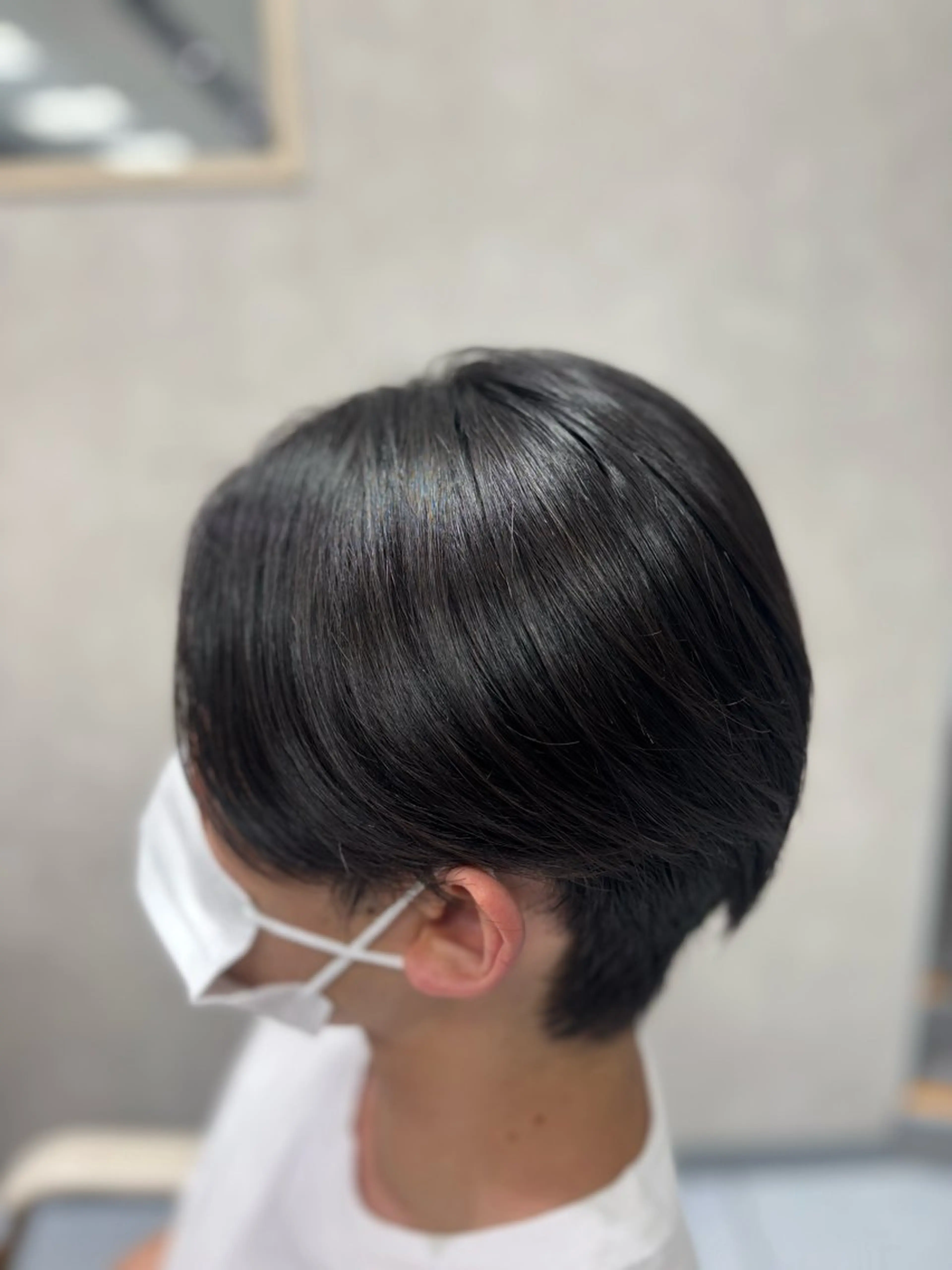 ショート メンズ 縮毛矯正 トリートメント メンズ特化韓国風 パーマスタイル/りんのヘアスタイル