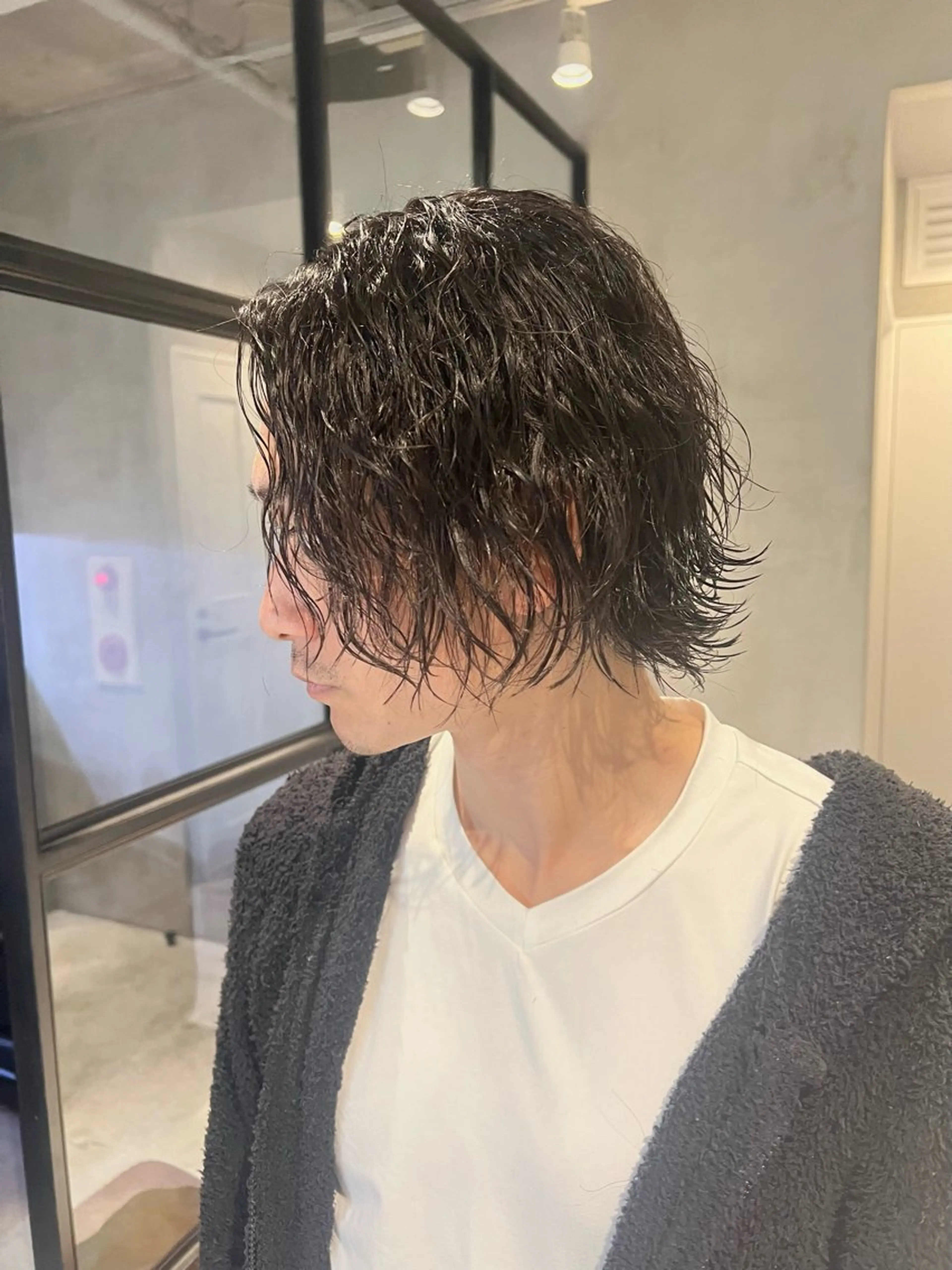 ミディアム ミディアムパーマ パーマ 仲井間　賢雄 fifthのヘアスタイル
