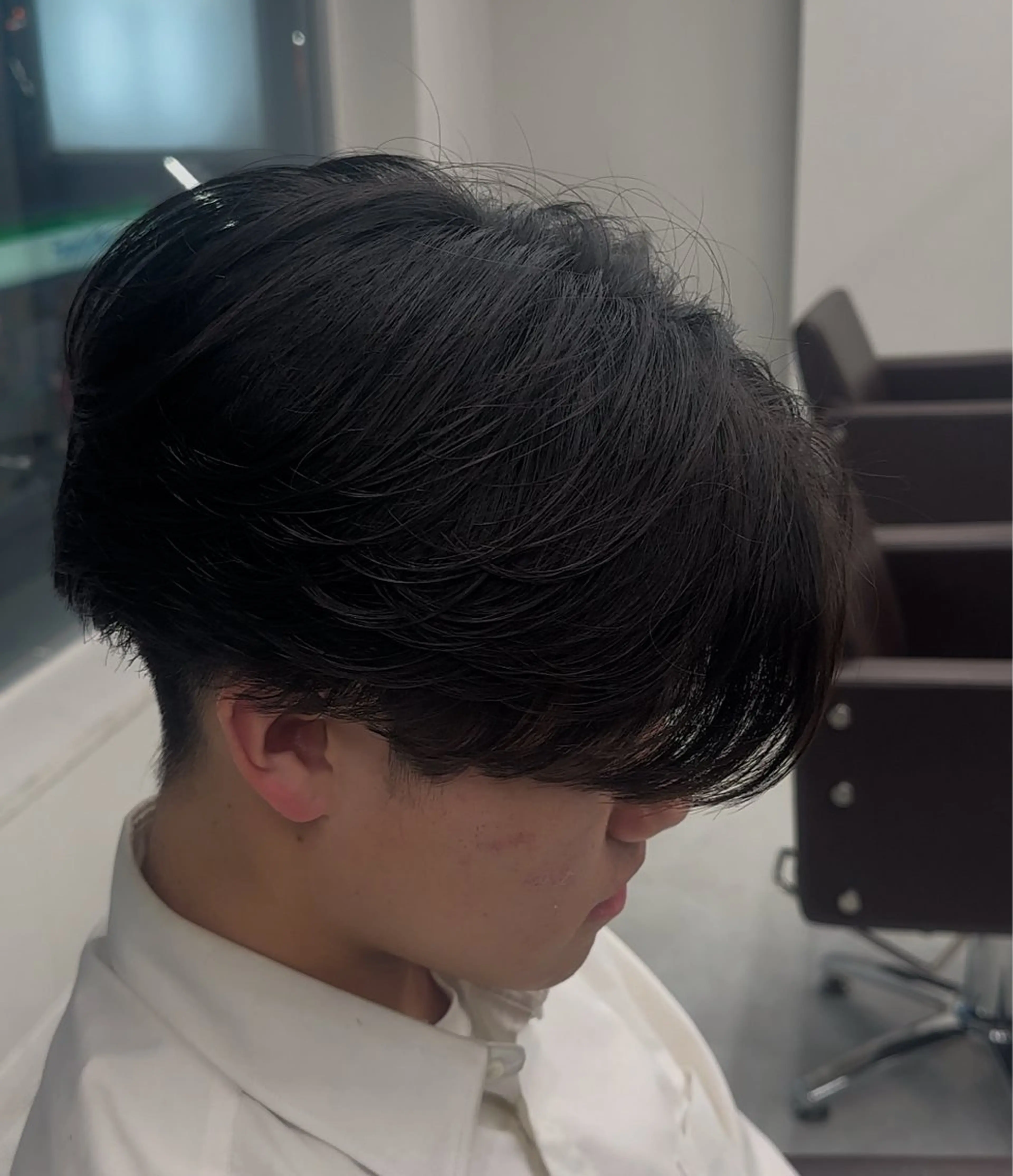 パーマ メンズ カット パーマ ニュアンス/フェザー /ウルフ/伶馬のヘアスタイル