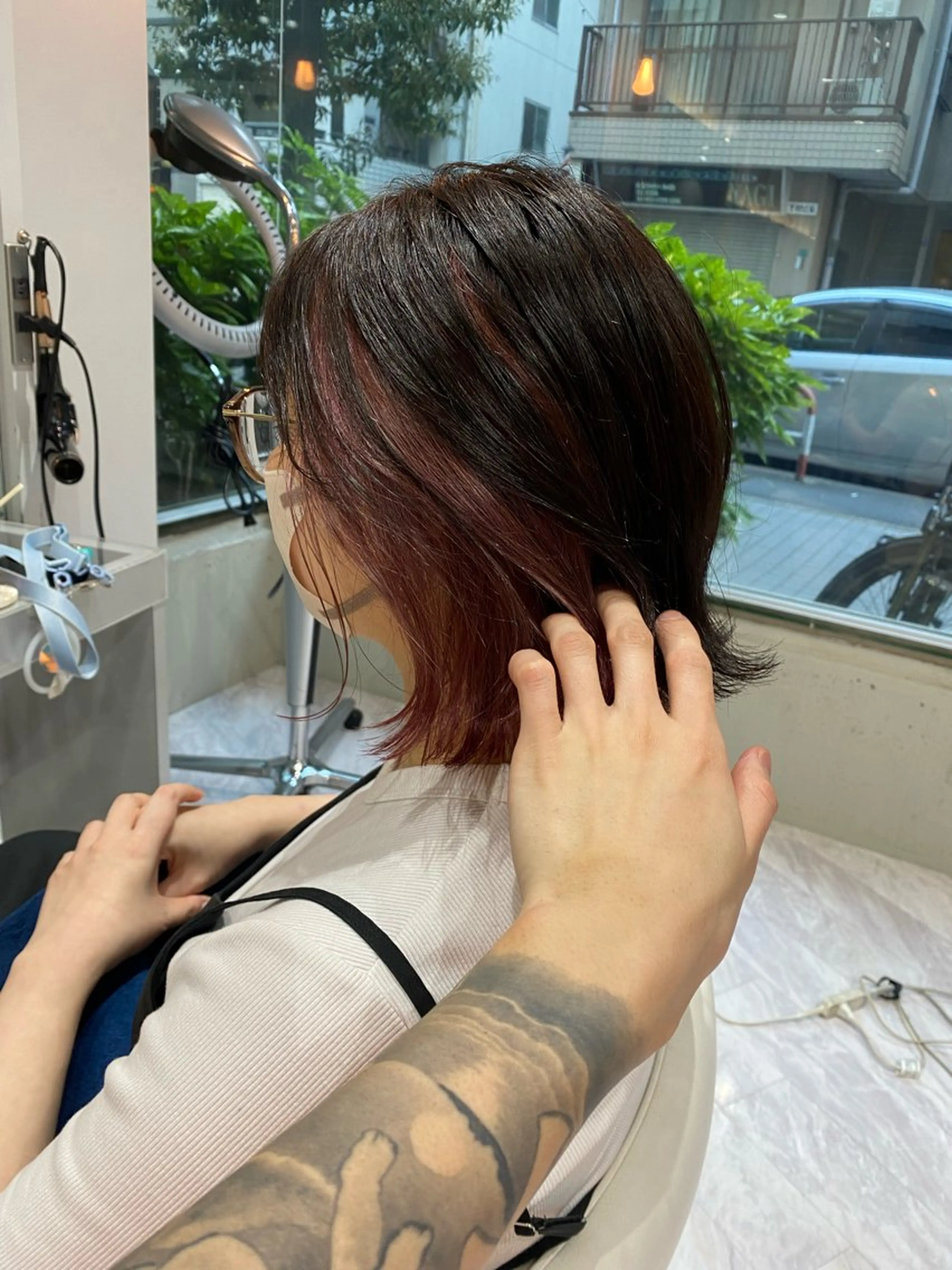 ショート 切りっぱなしボブ ボブ トリートメント Riganuts池袋 Hayato✂︎のヘアスタイル
