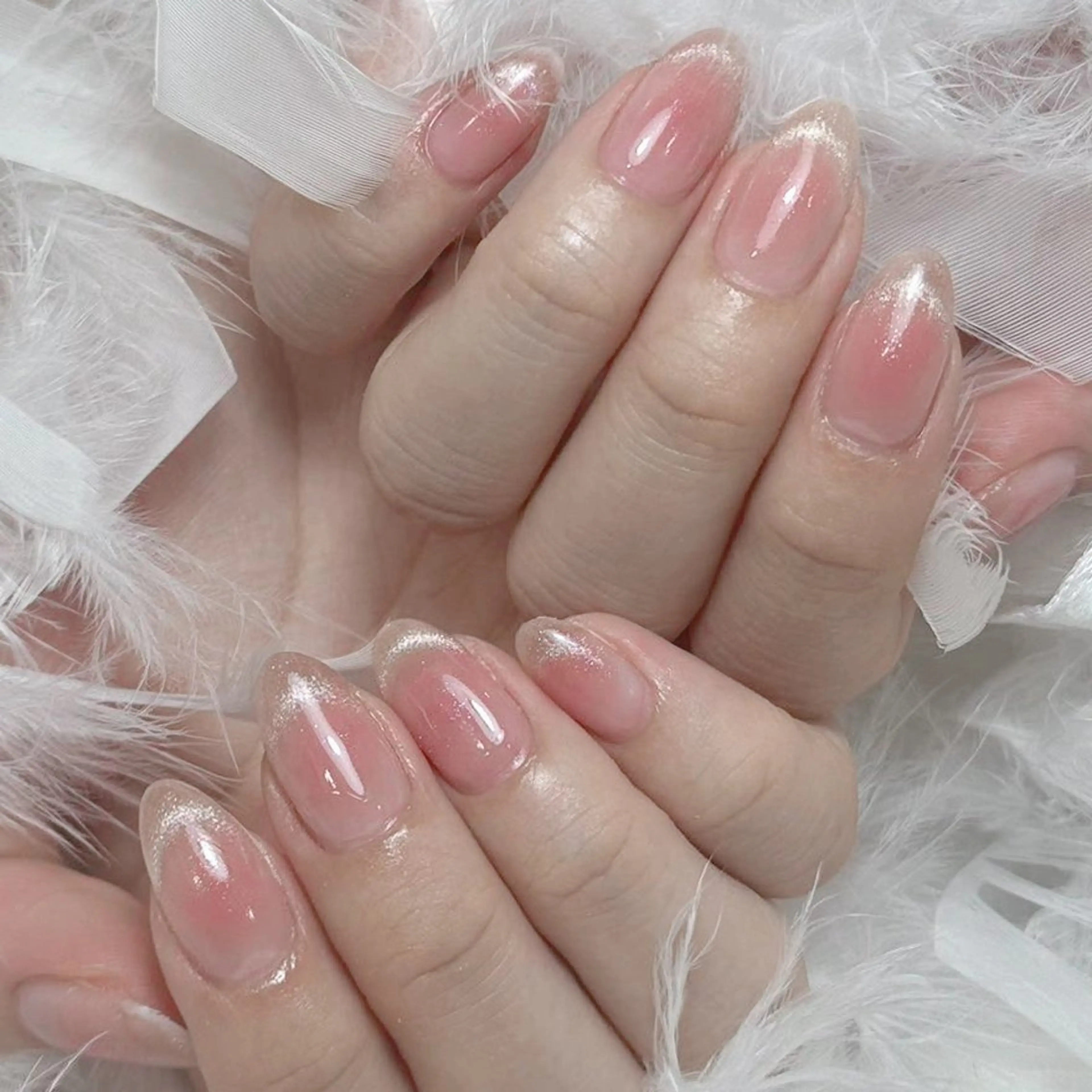 ネイル アートネイル オーロラネイル ガーリー キラキラネイル 韓国ネイル Diamond NAIL✨のネイルデザイン