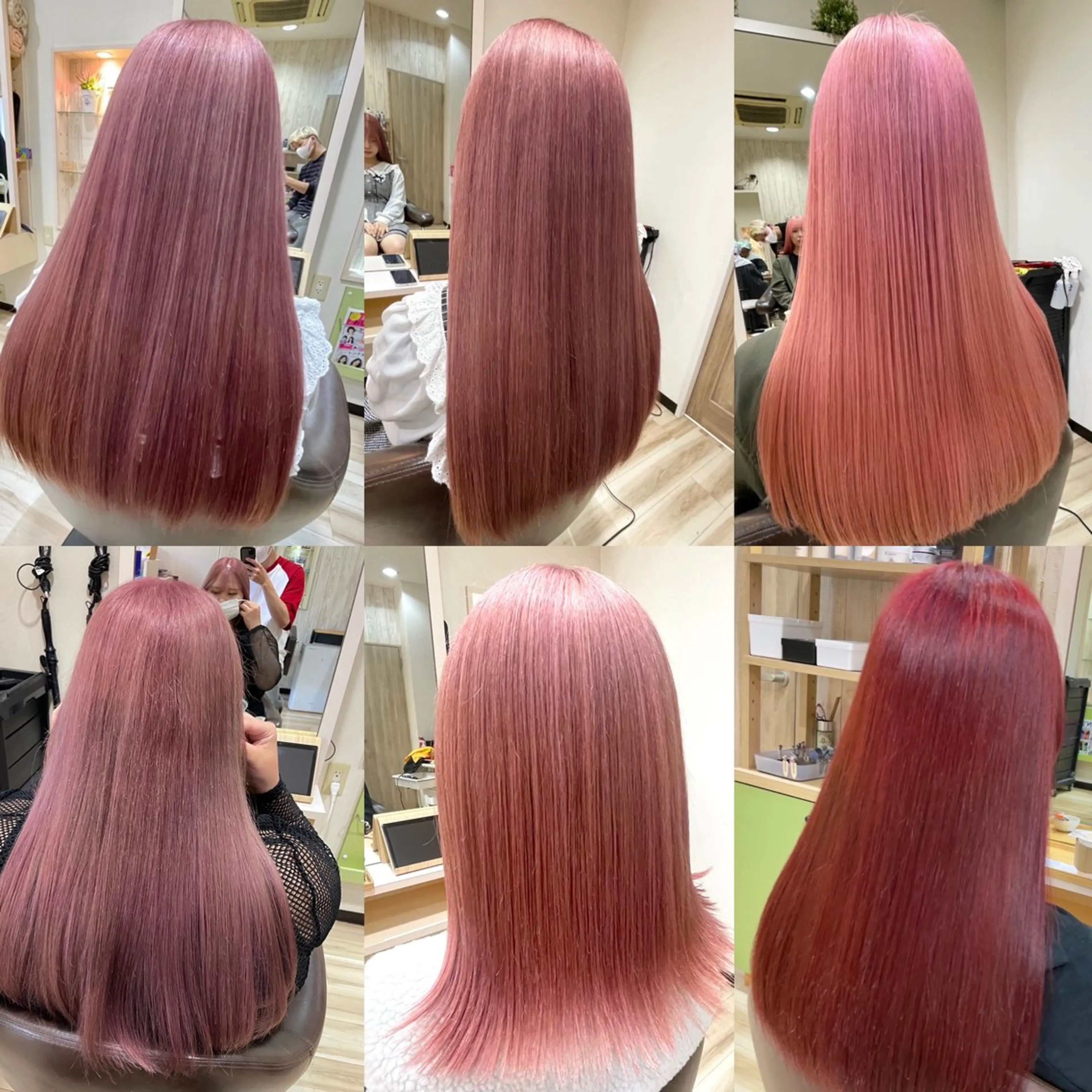 ロング カラー 🌈派手髪ハイトーン 🌈鈴木亮太🌈のヘアスタイル