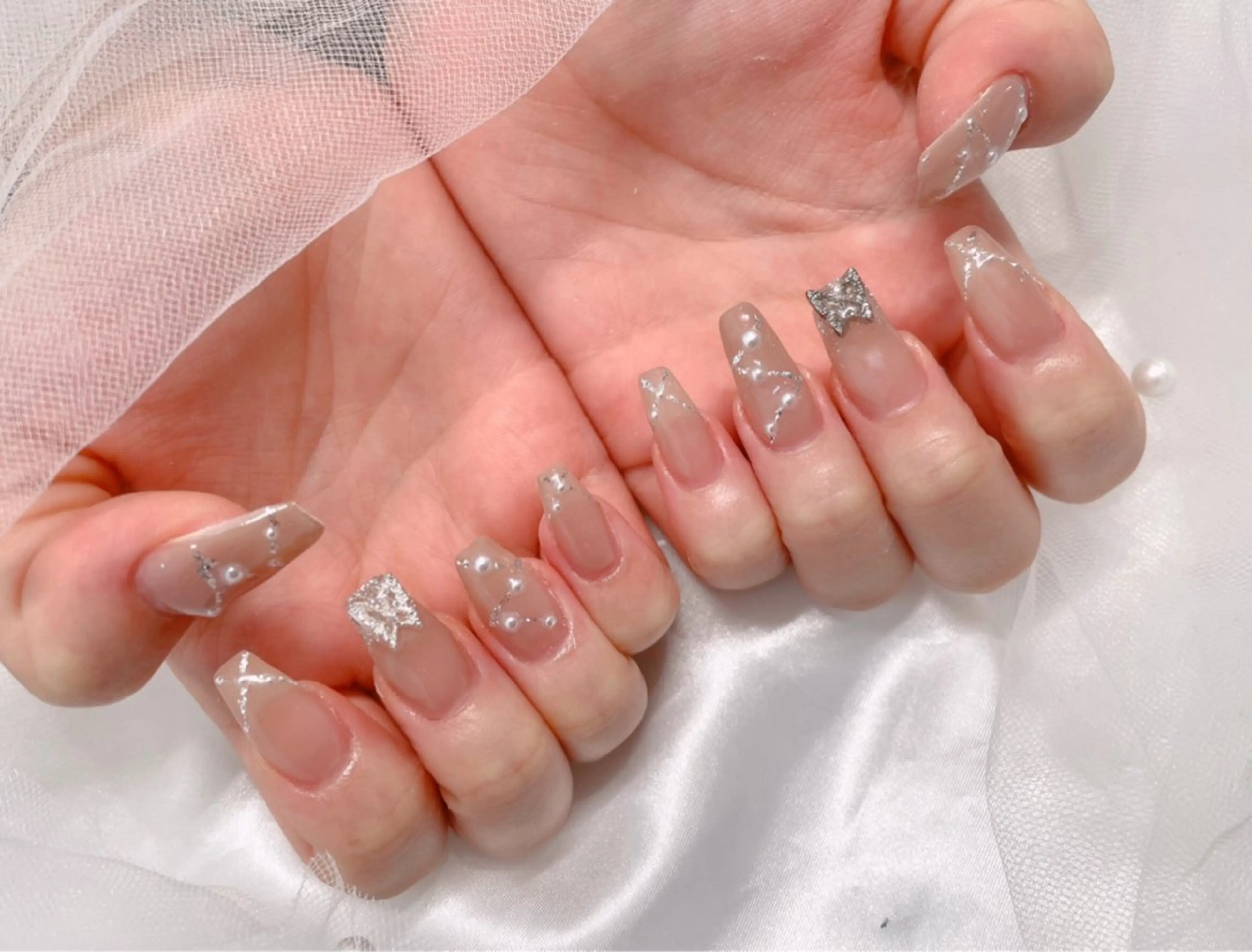 ネイル ハンドネイル ゆりか ジョアアンジェ福島のネイルデザイン