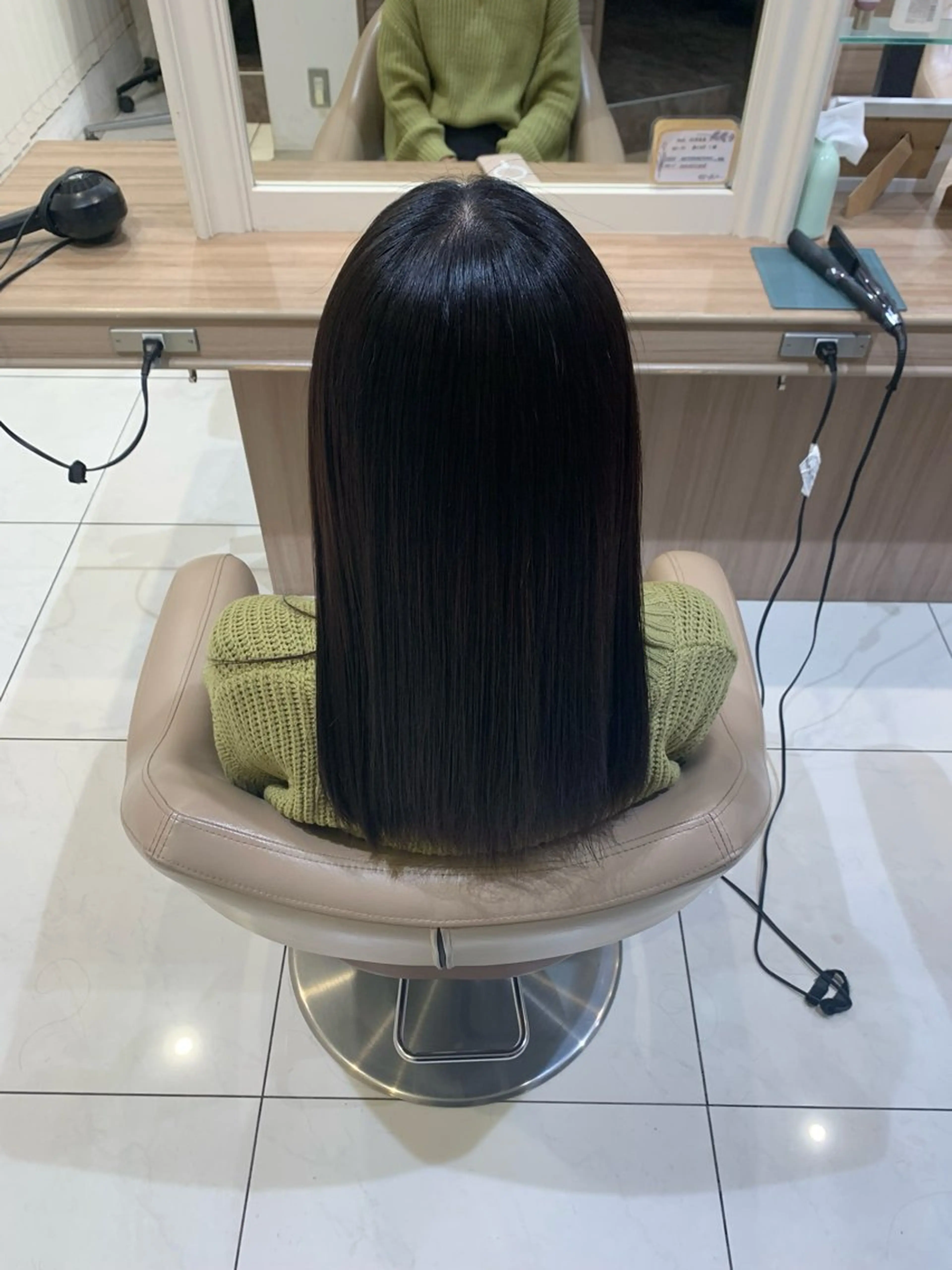 セミロング 縮毛矯正 カラーモデル募集中 ハルトのヘアスタイル