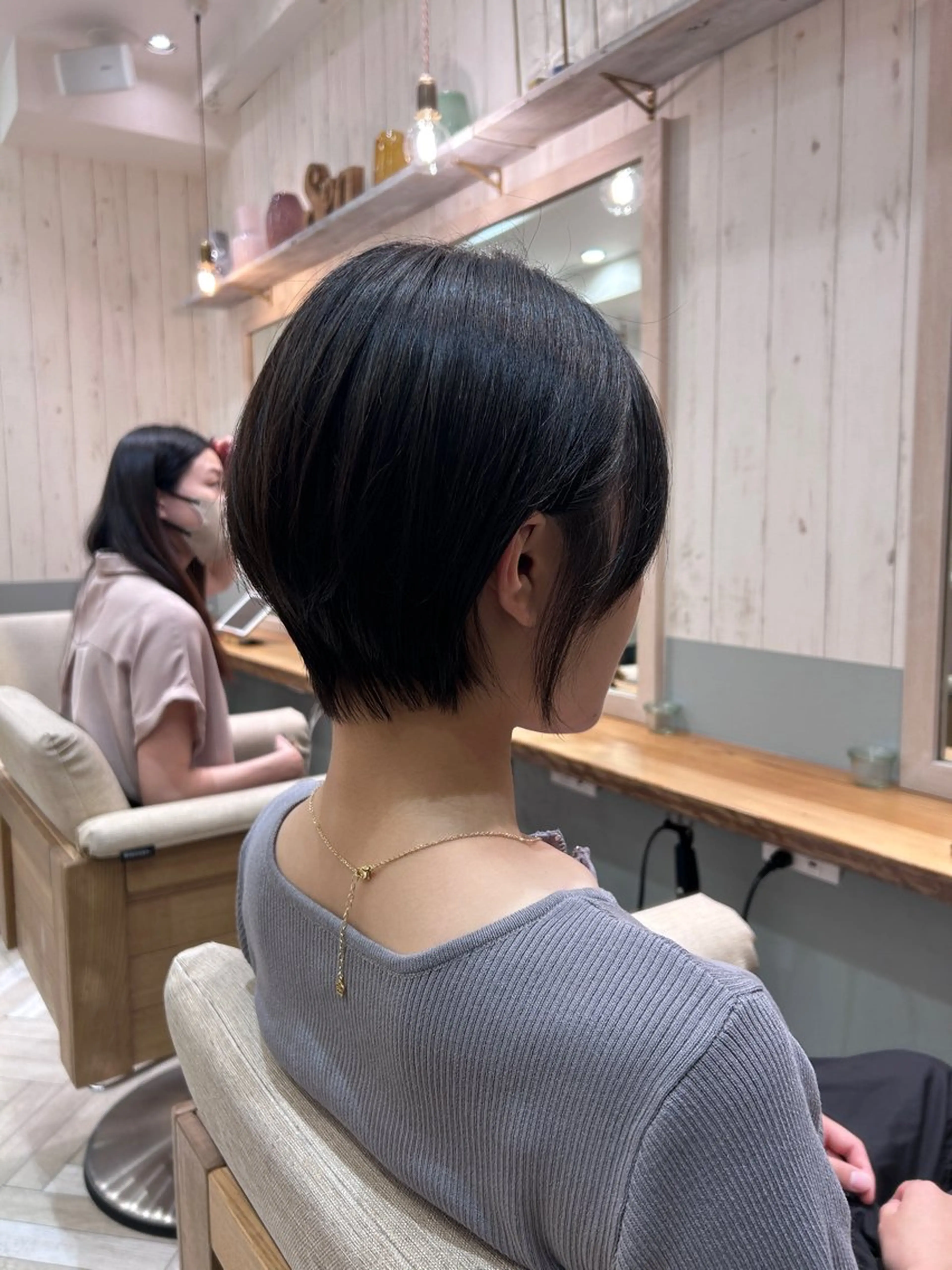 ショート ショートヘア ボブ/レイヤーボブ/ 髪質改善/梶川 夏季のヘアスタイル