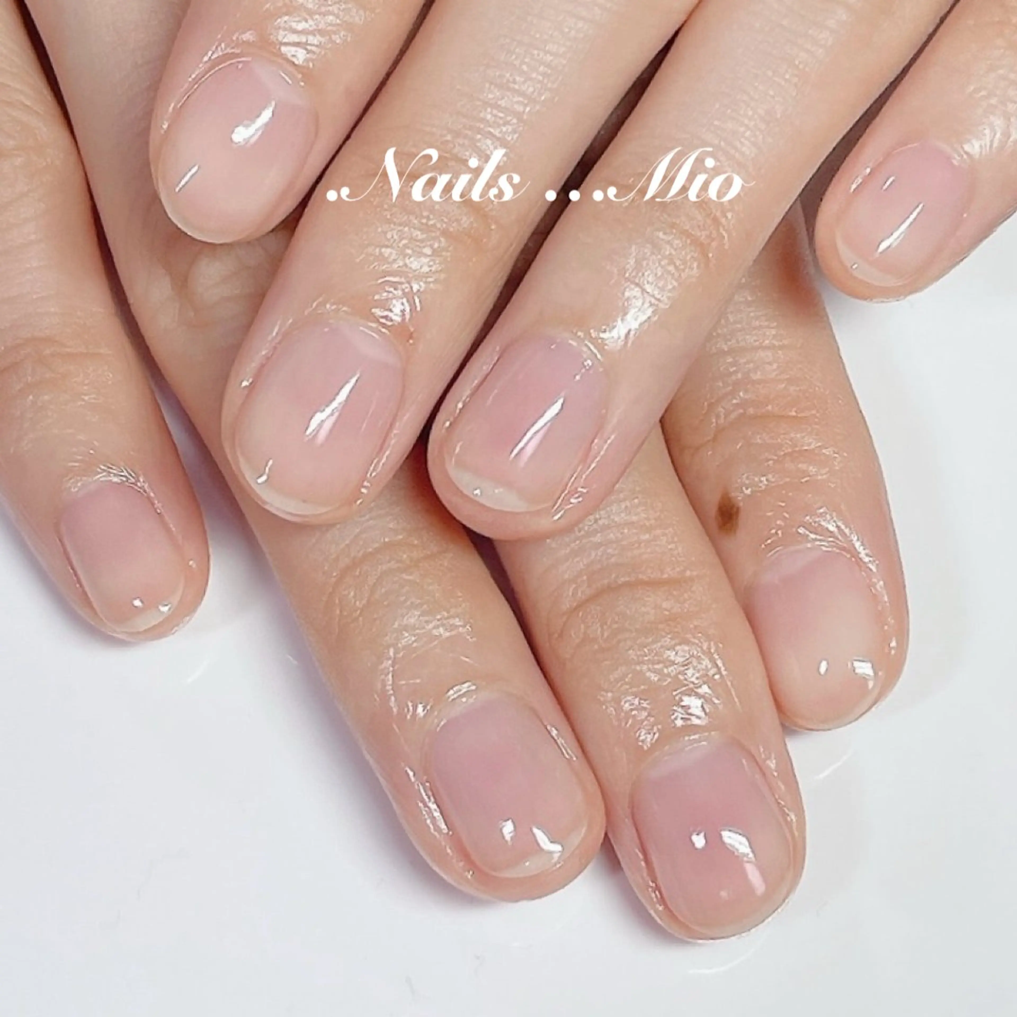 ネイル クリアネイル .Nails Mio 赤羽西ネイルサロンのネイルデザイン