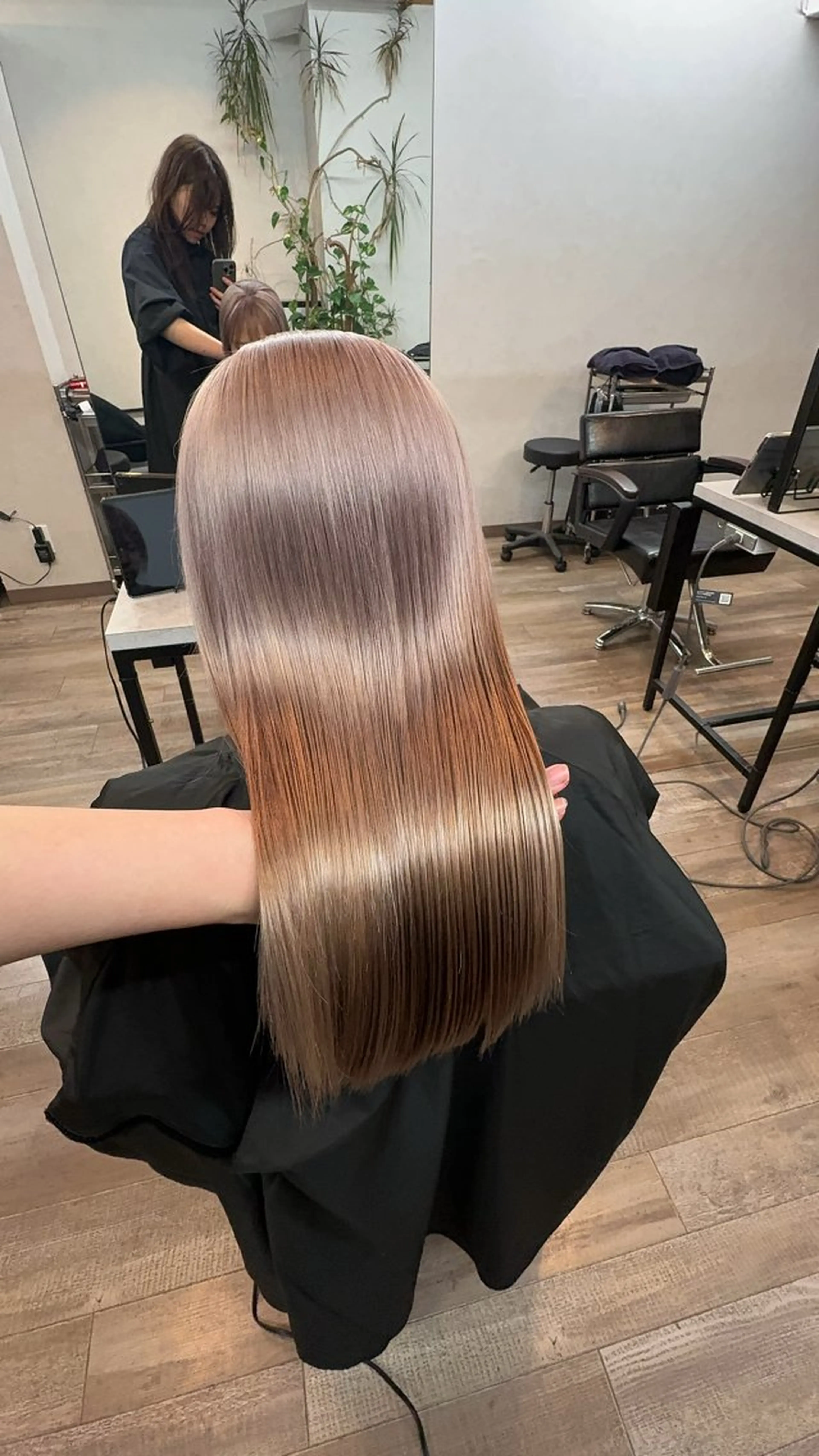 ロング ロング ルスリー大和所属・井上 彩加のヘアスタイル