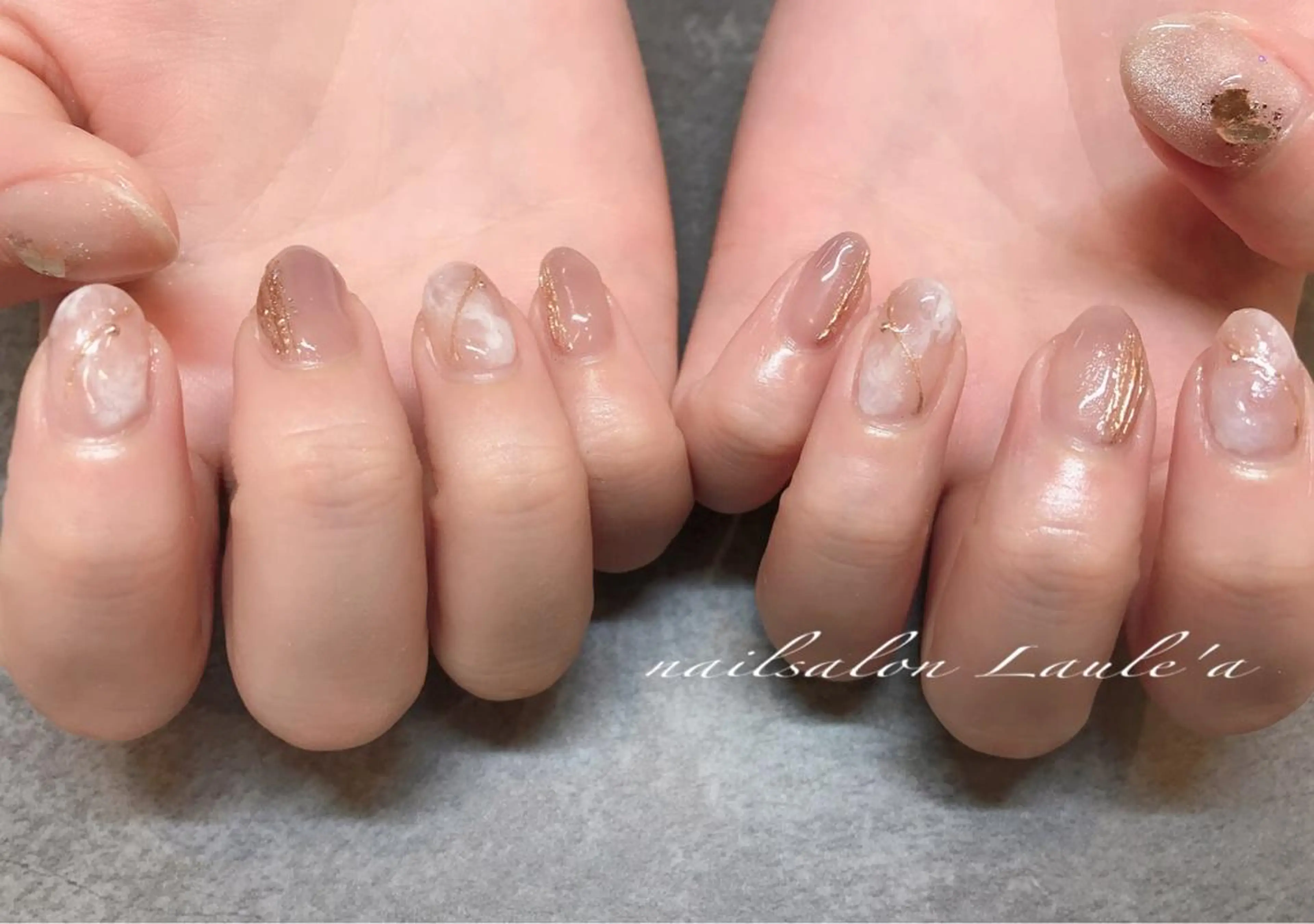 ネイル ハンドネイル nailsalon Laule'aのネイルデザイン