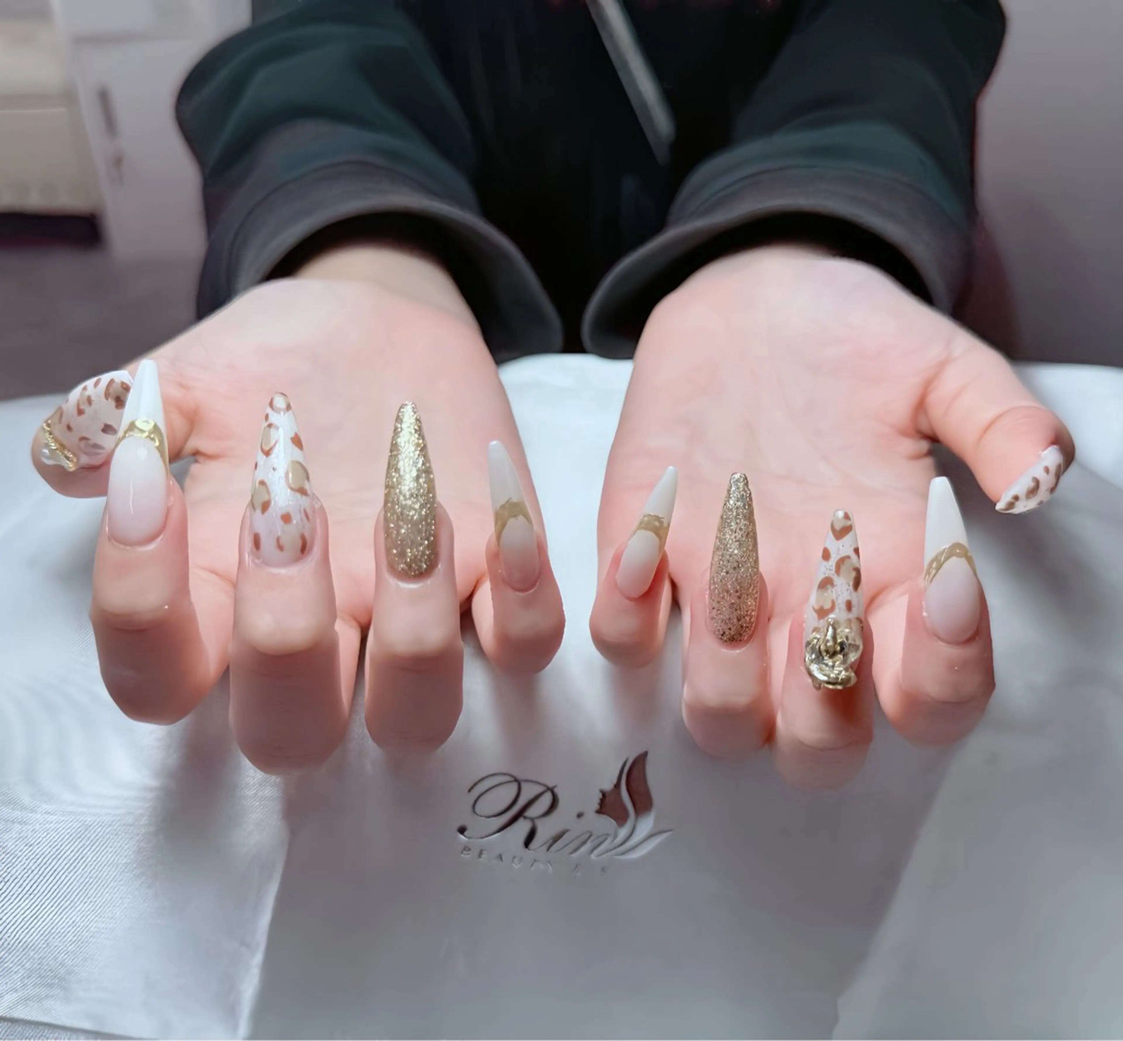 ネイル アートネイル ロングネイル スカルプネイル ネイルチップ ハンドネイル Rin Nail所属・Rin Nailのネイルデザイン
