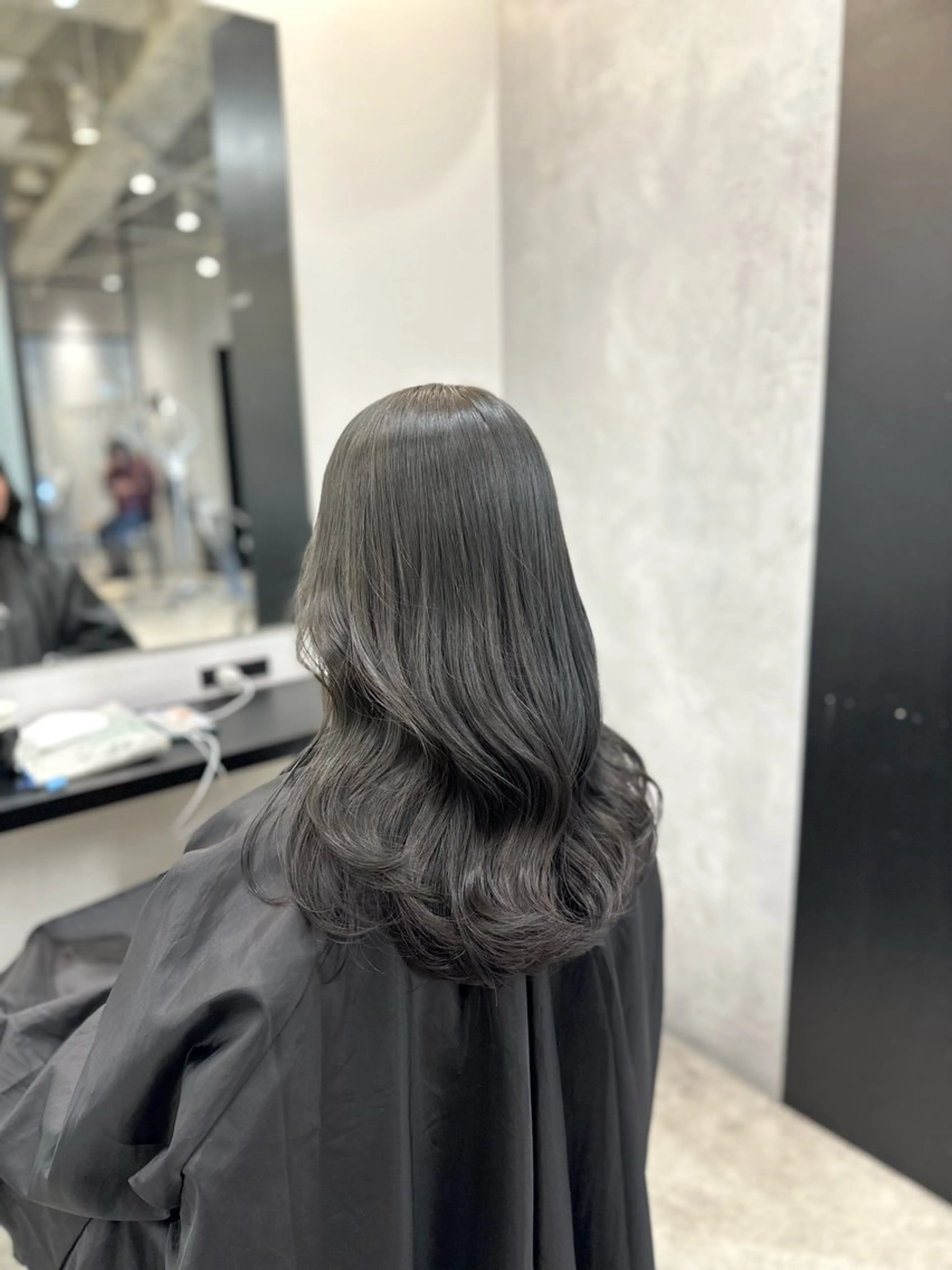 セミロング カラー ヘアアレンジ ♡透明感カラー♡ NAOKIのヘアスタイル