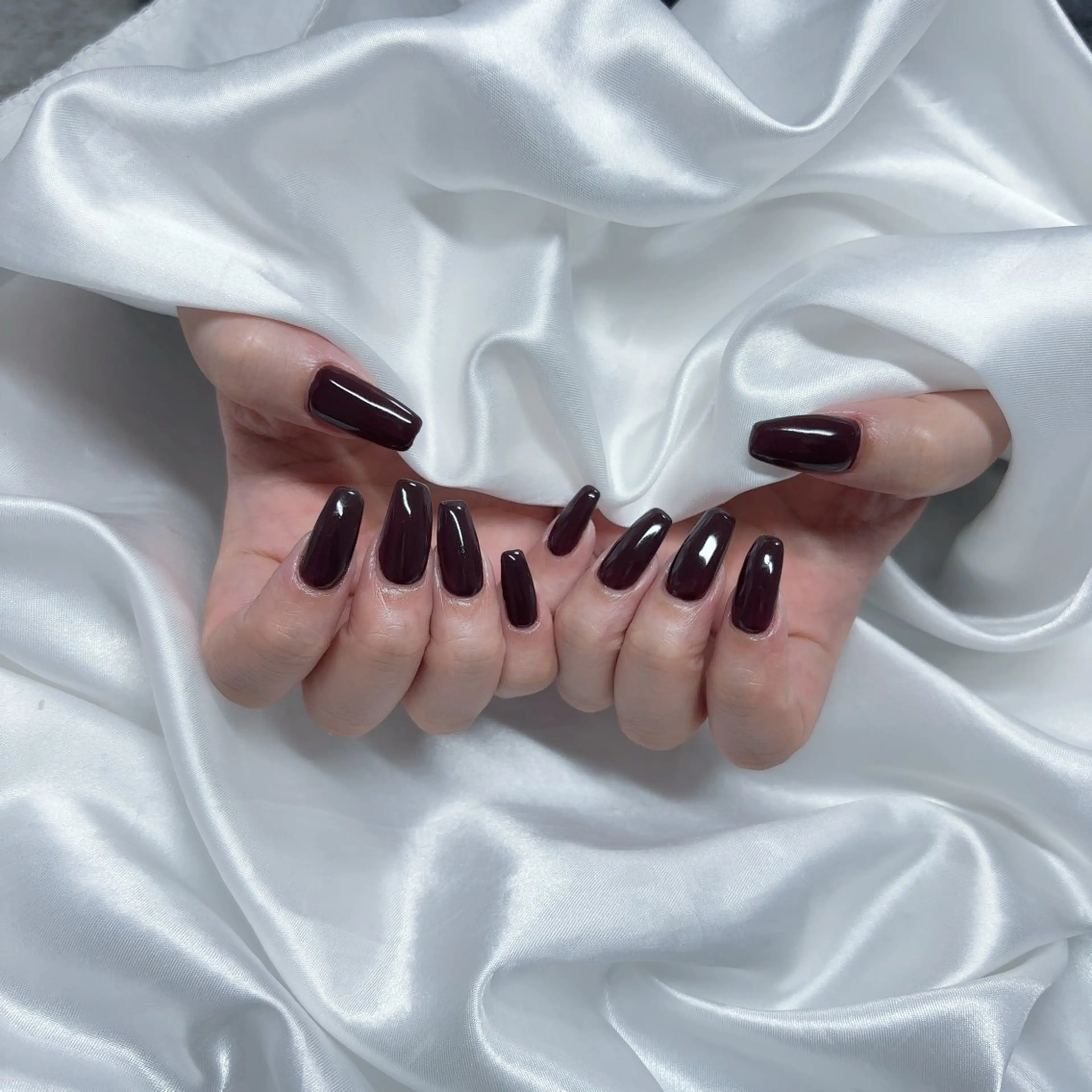 ネイル ワンカラーネイル ハンドネイル Lance nail Minaのネイルデザイン