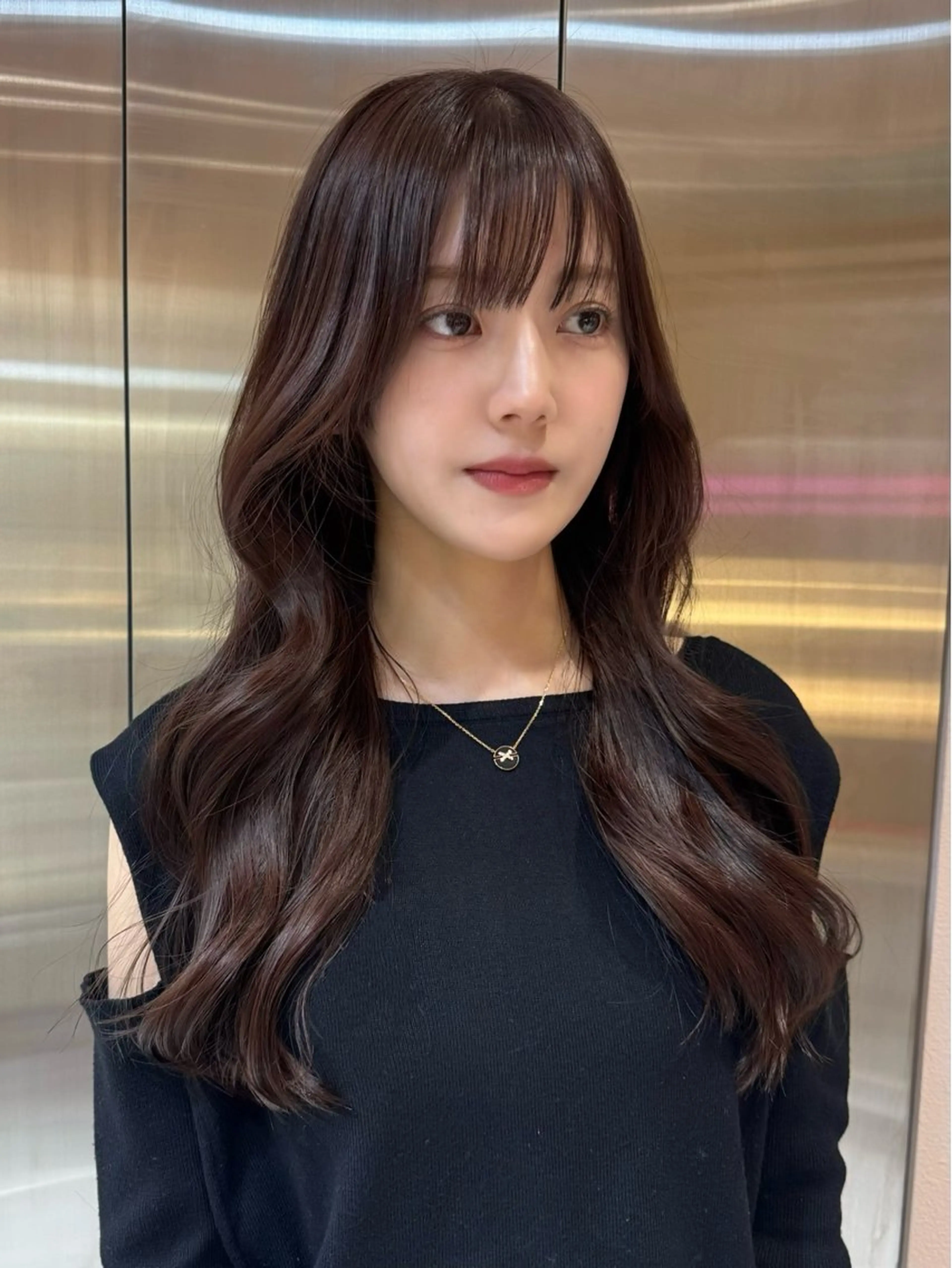 ロング カラー カット ヘアカラー トリートメント Loom by Sea 新宿所属・🖤レイヤー/艶髪/ 似合わせ/KAEDEのヘアスタイル