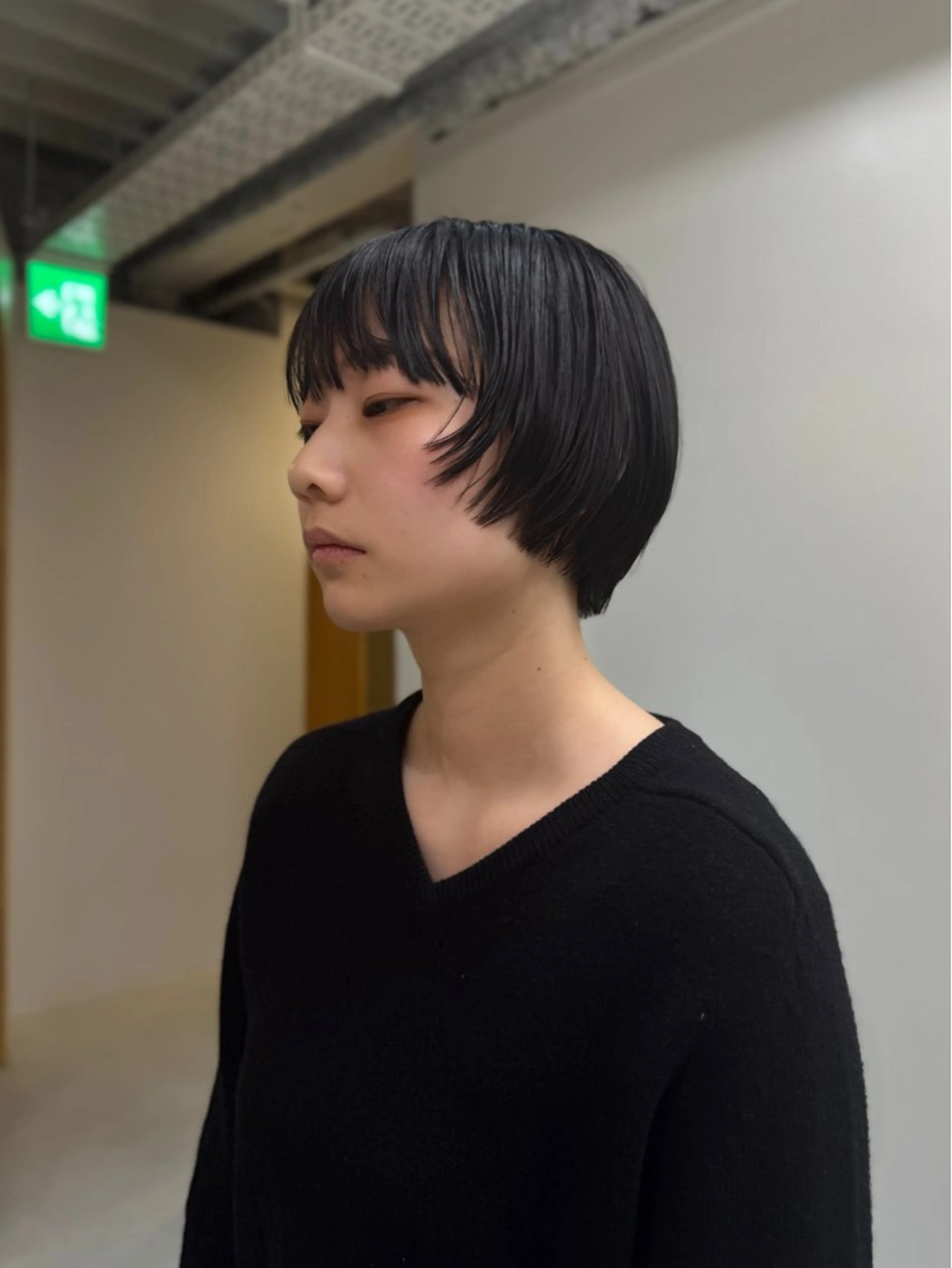 ショート ボブ ショートヘア ウルフカット ウルフボブ カット ぱつっとボブ/ショ ート/高田明日美のヘアスタイル