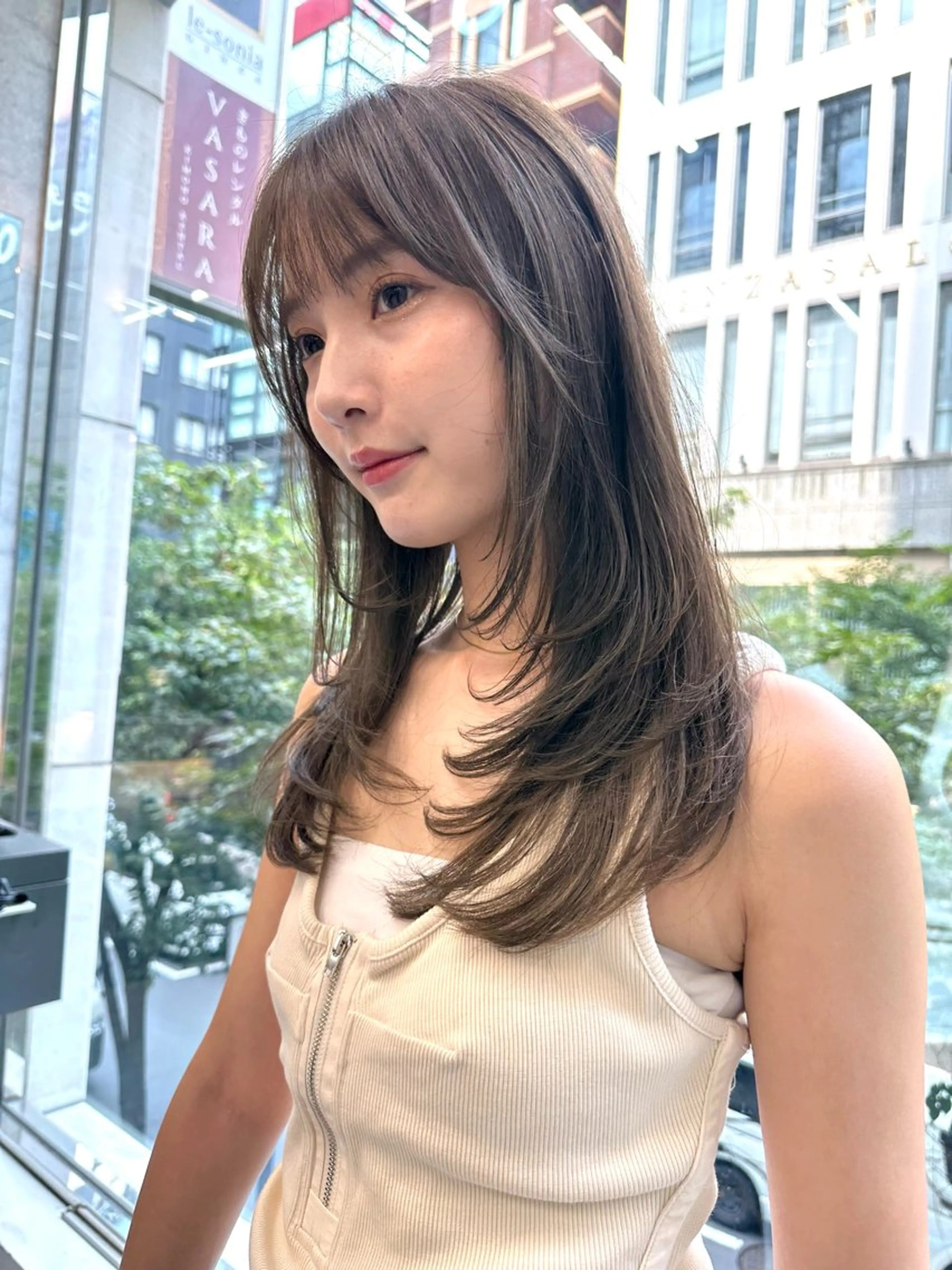 ロング カラー Misora/ボブ/ レイヤー/艶カラーのヘアスタイル