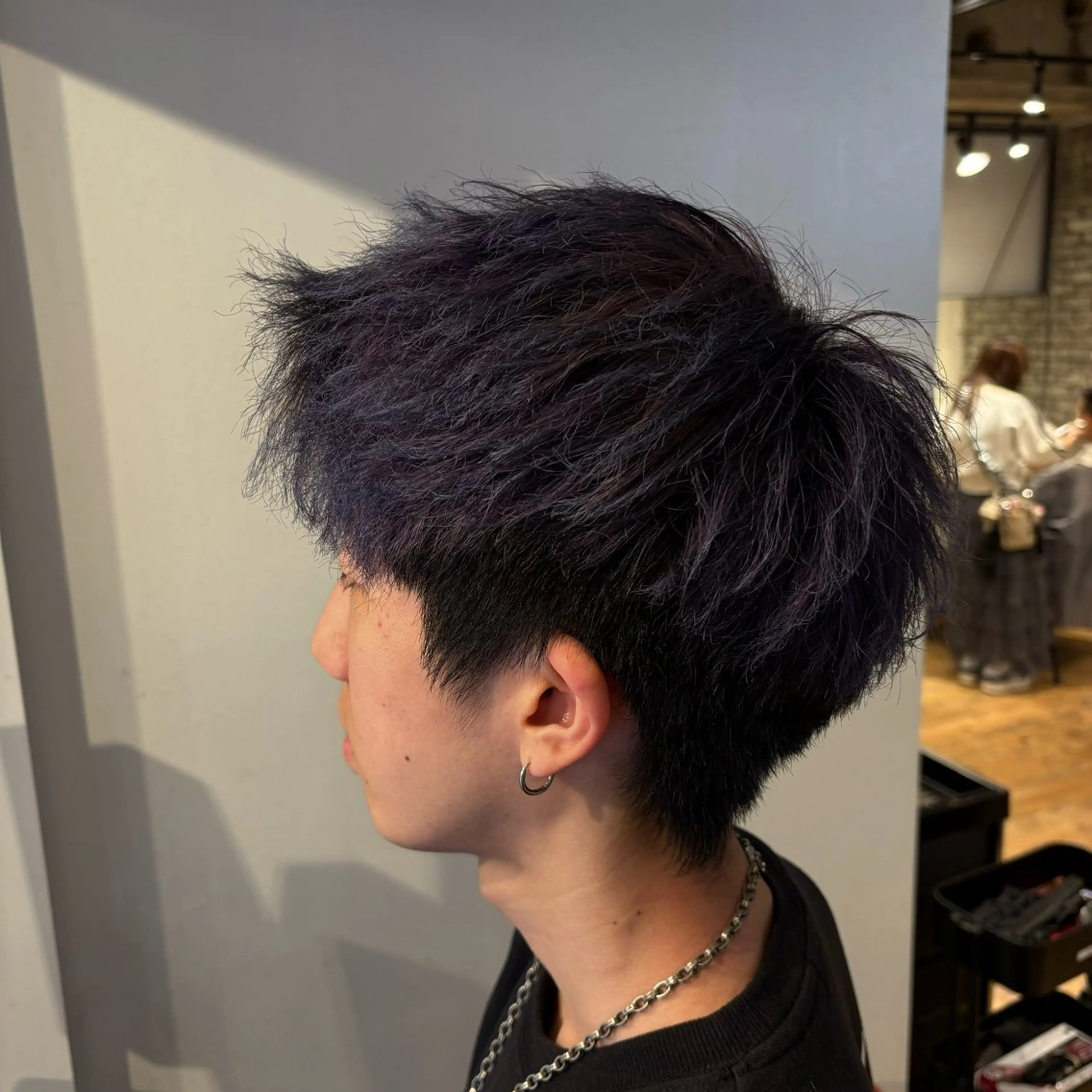 カラー メンズ 中場 健人のヘアスタイル
