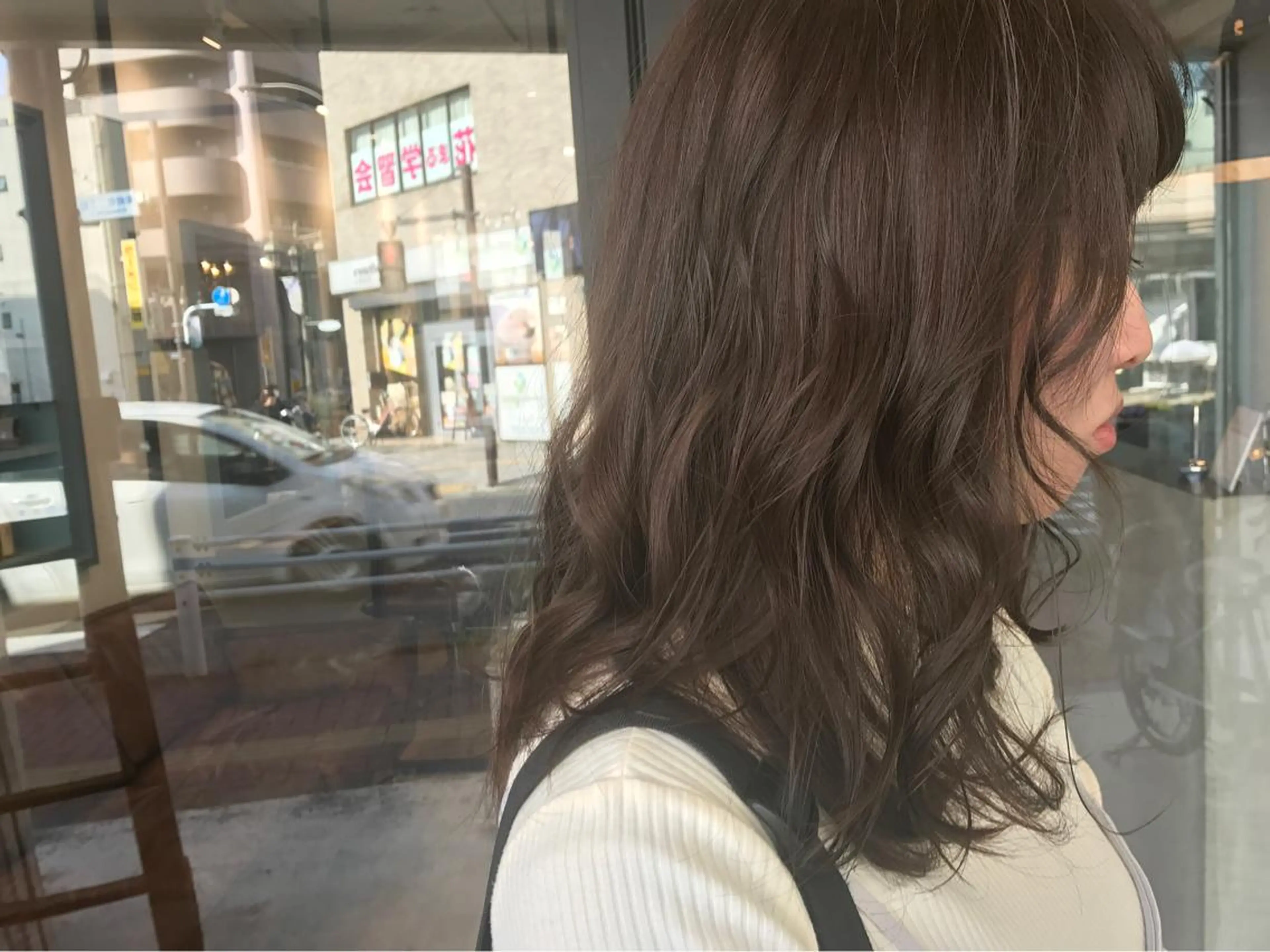 ミディアム カラー アディクシーカラー 垢抜け韓国風ヘア カラーMIKUのヘアスタイル