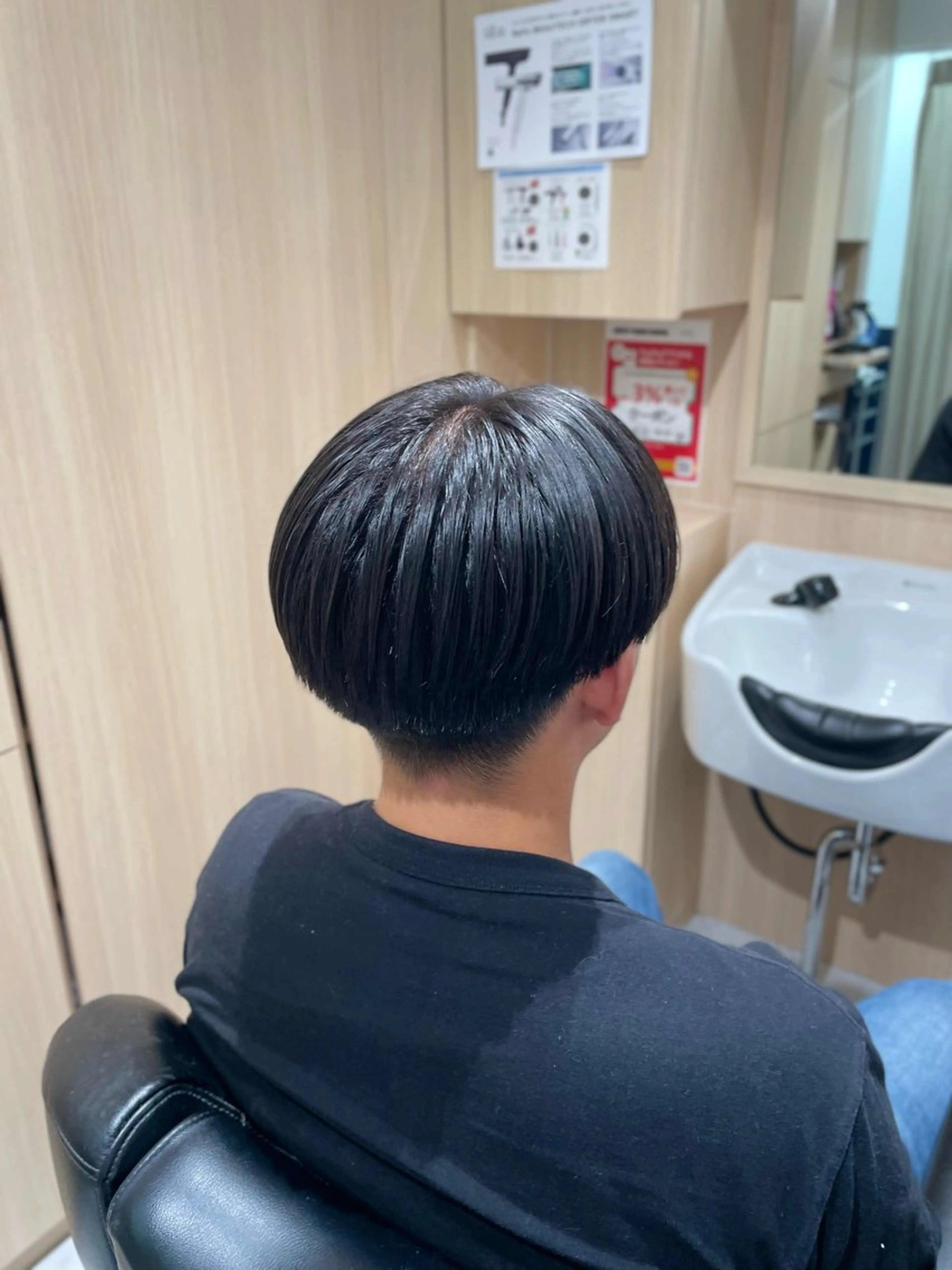 ミディアム メンズ センターパート カット 銀座メンズカット/ 銀座メンズパーマ/のヘアスタイル