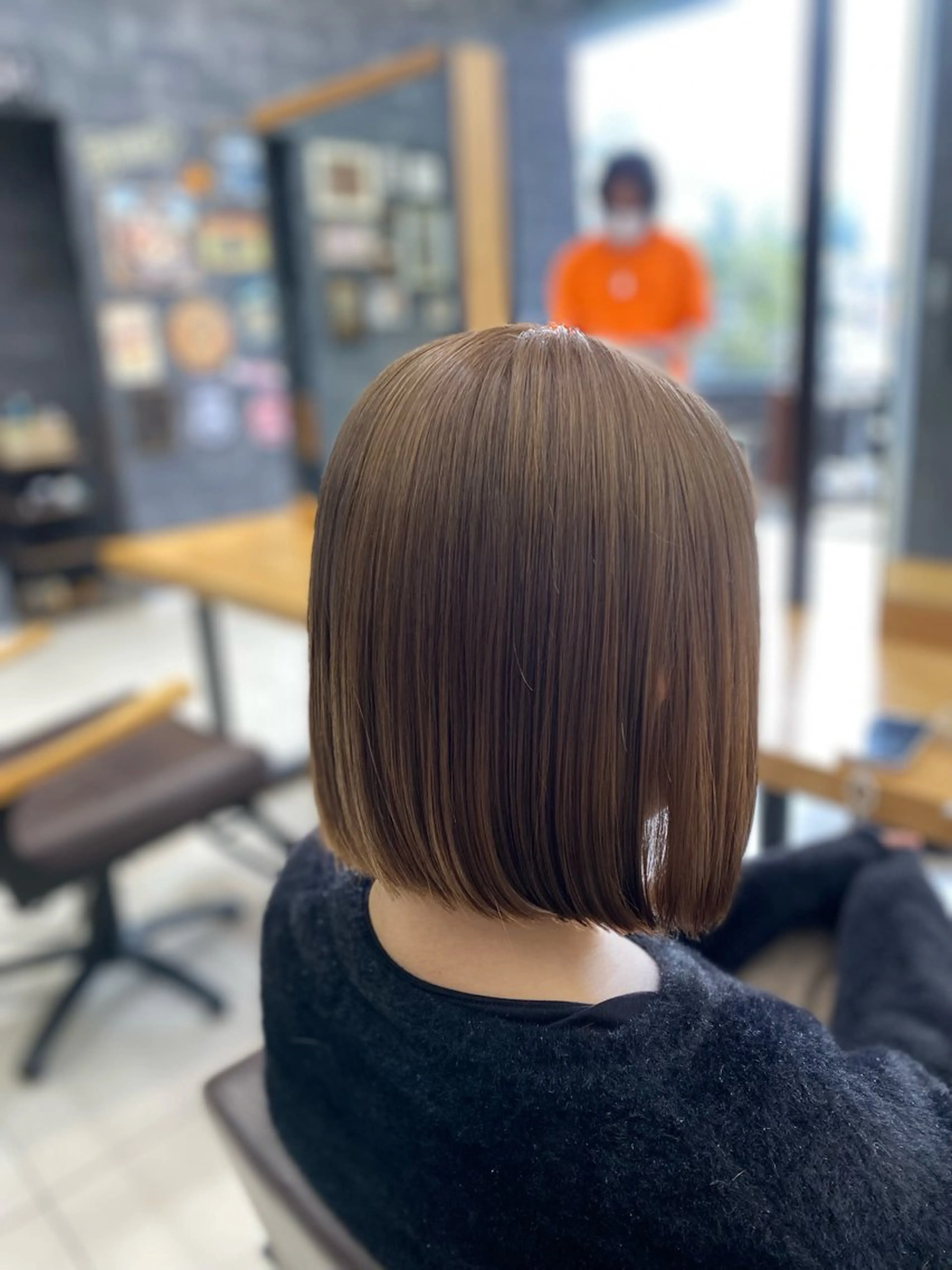 ショート カラー 🪼かえで🪼臼井 カラー/縮毛矯正のヘアスタイル