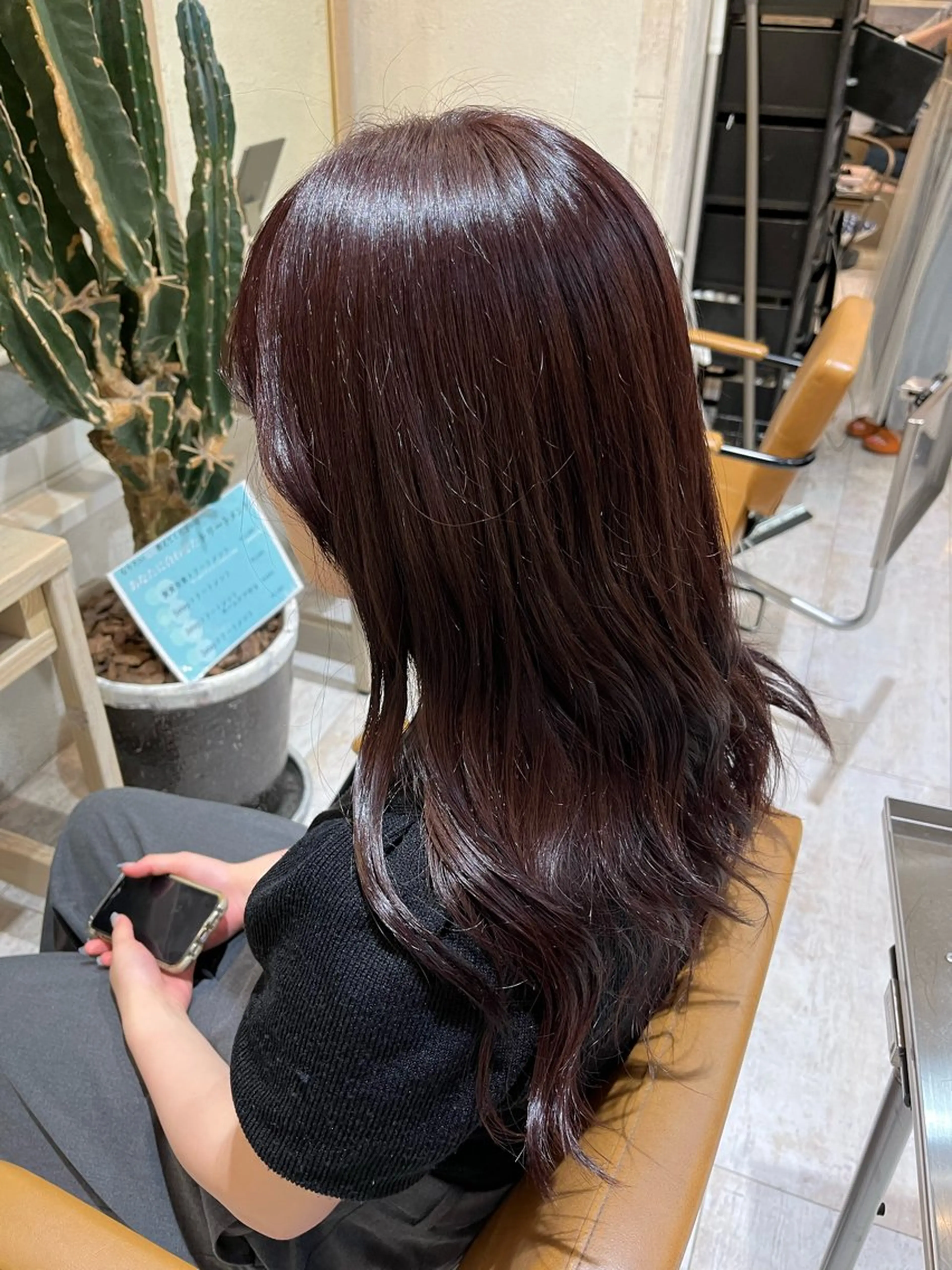 ロング ヘアカラー 🩷ྀི暖色カラー 🫧ྀིススマゴチヨのヘアスタイル