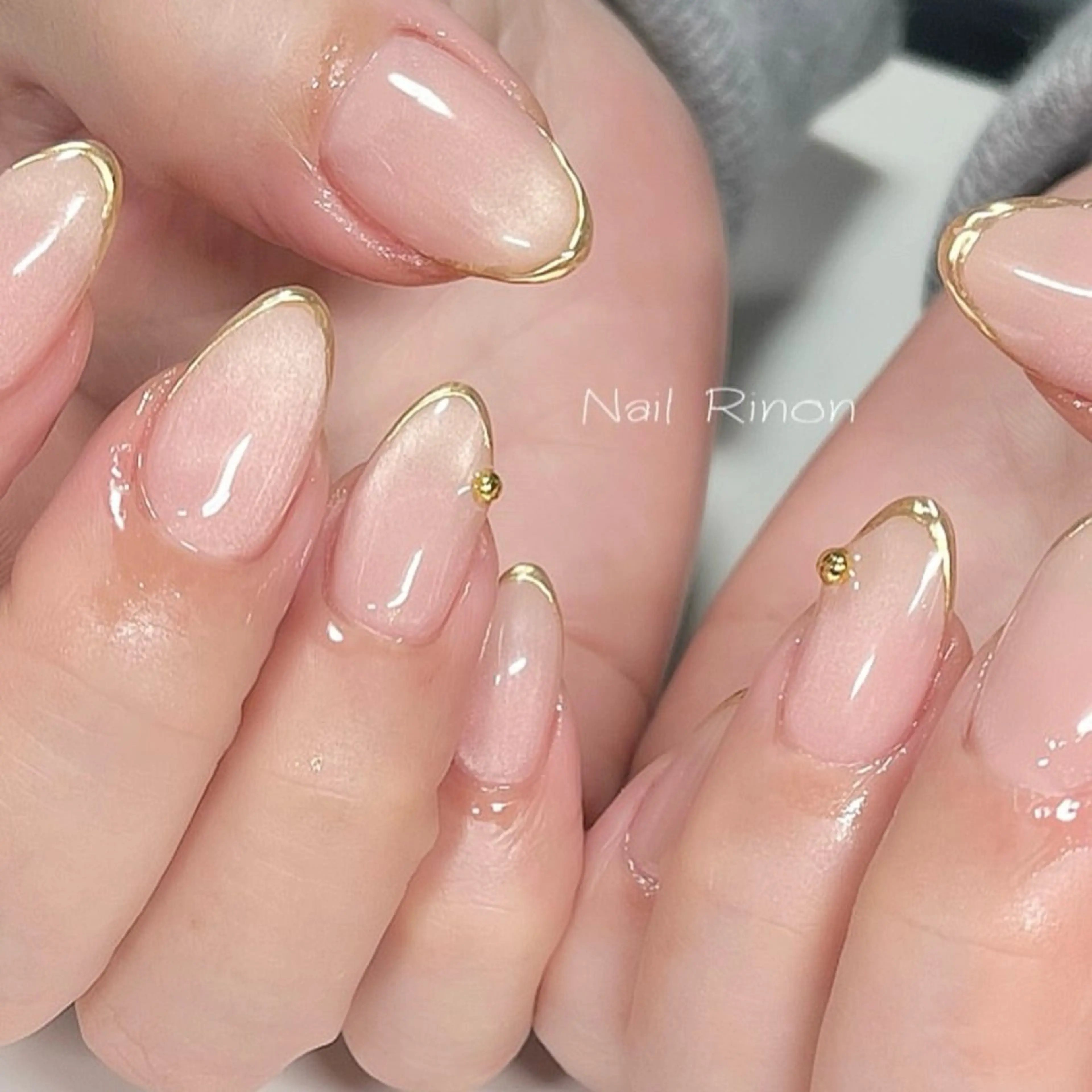 ネイル マグネットネイル ハンドネイル Nail Rinonのネイルデザイン