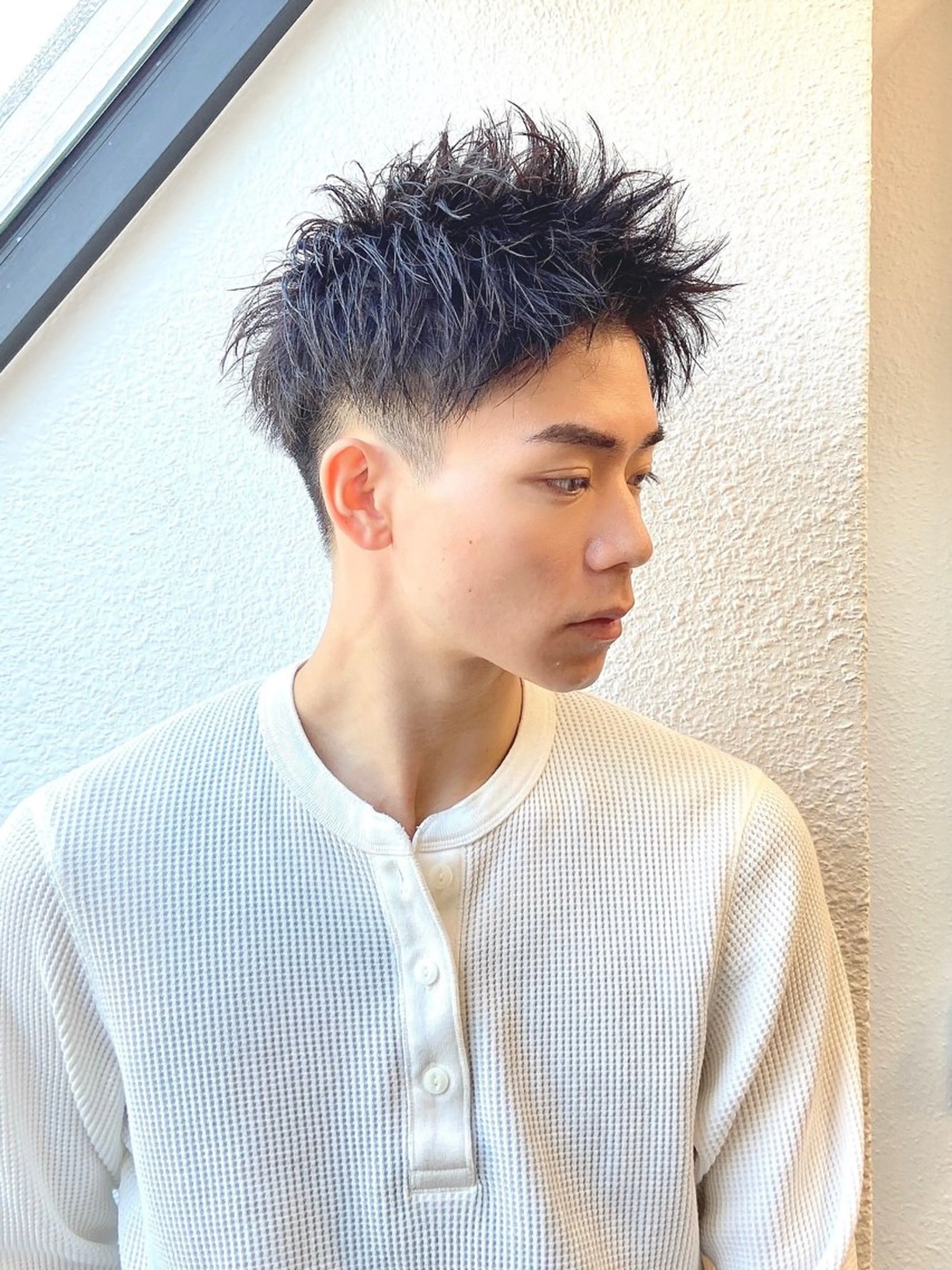 ショート メンズ カット メンズ/フェザー ショート/isseyのヘアスタイル