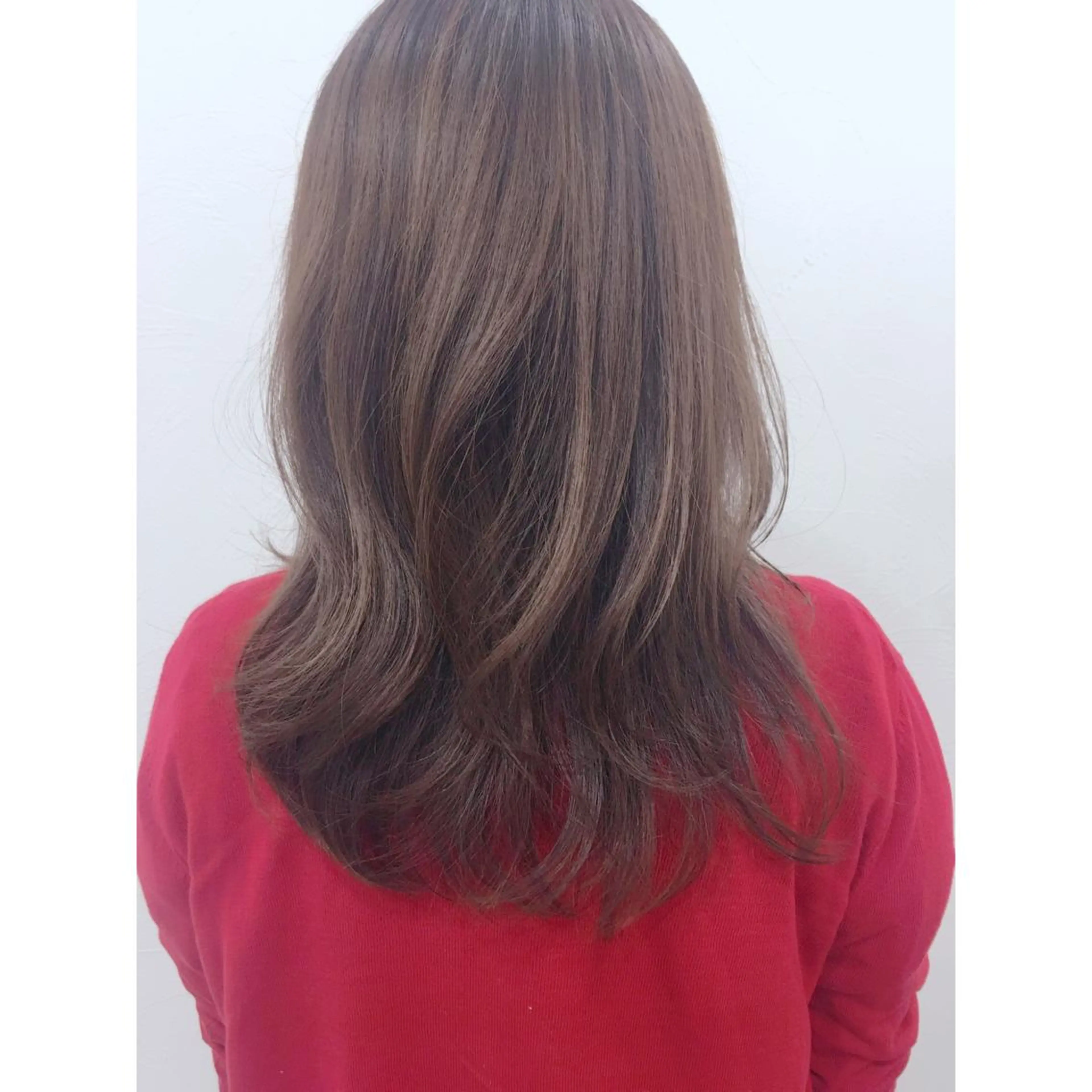 ロング レイヤーカット ロング 【今だけブリーチ 限定価格💕】すみのヘアスタイル