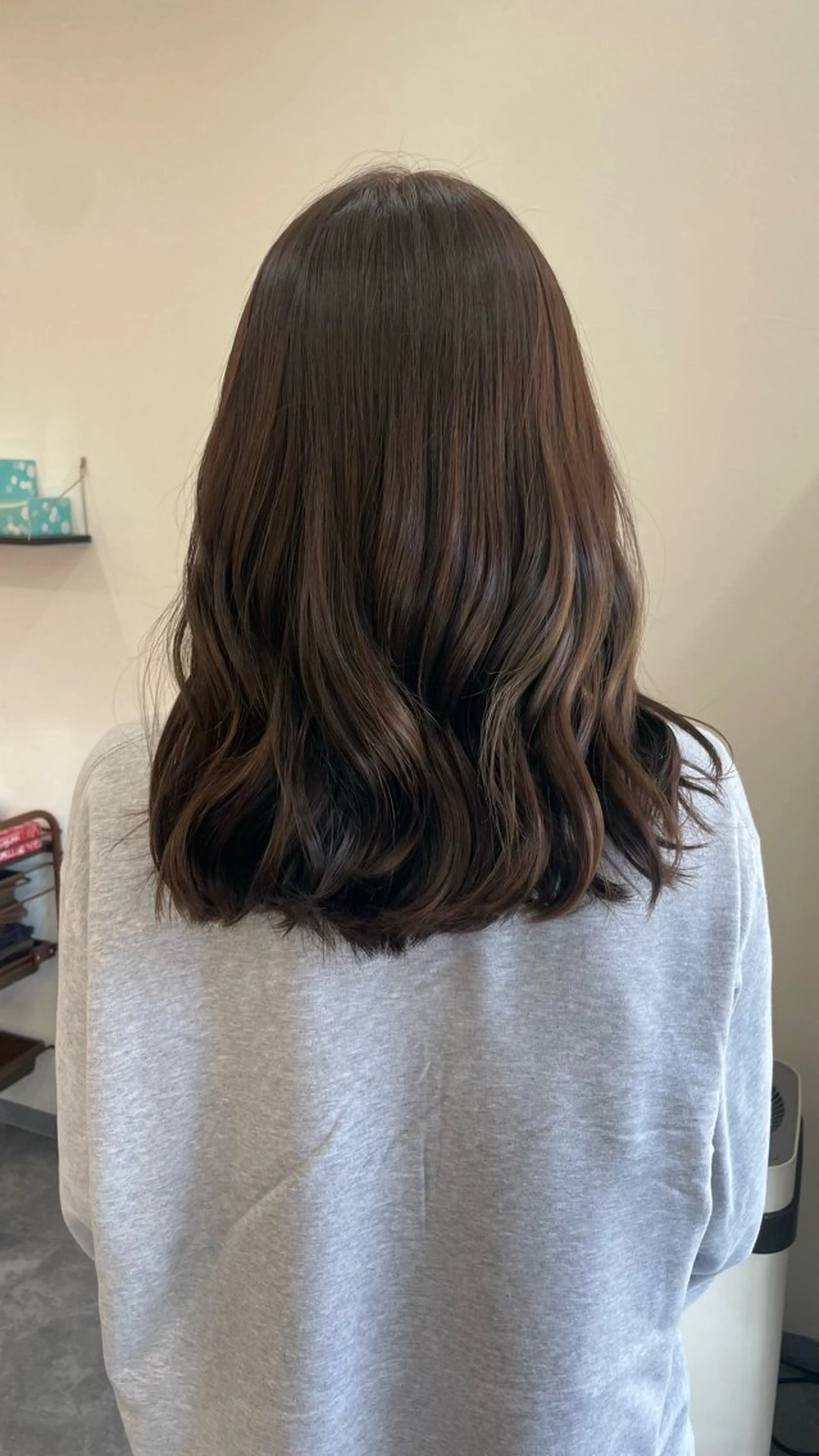 セミロング カット ヘアカラー hair terrace M所属・アイ/ヘア /馬場アンドレアのヘアスタイル