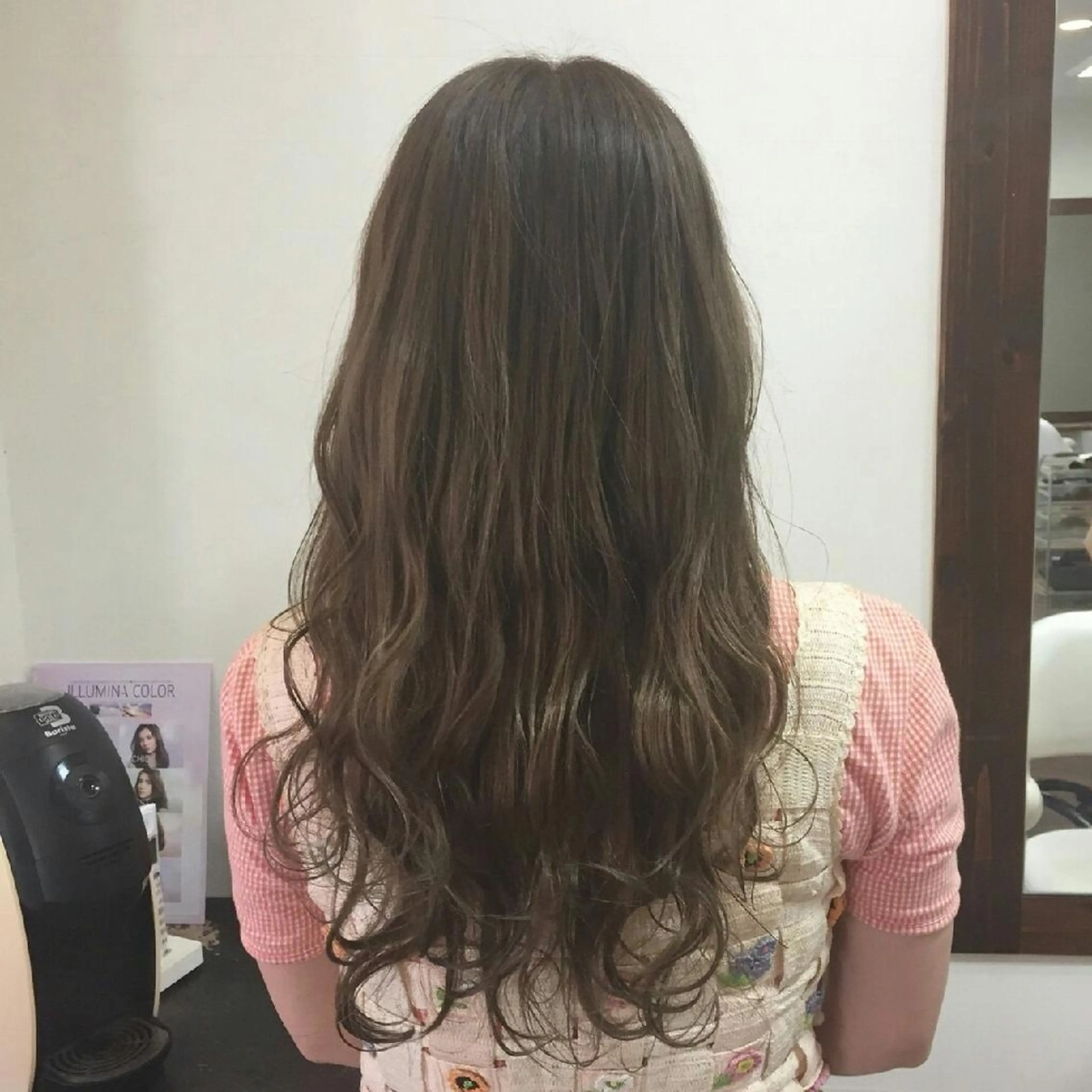 ロング カラー グレージュ ヘアカラー トリートメント ヘアーズ　ゼロ所属・❤️ヘアーズ ゼロ❤️のヘアスタイル