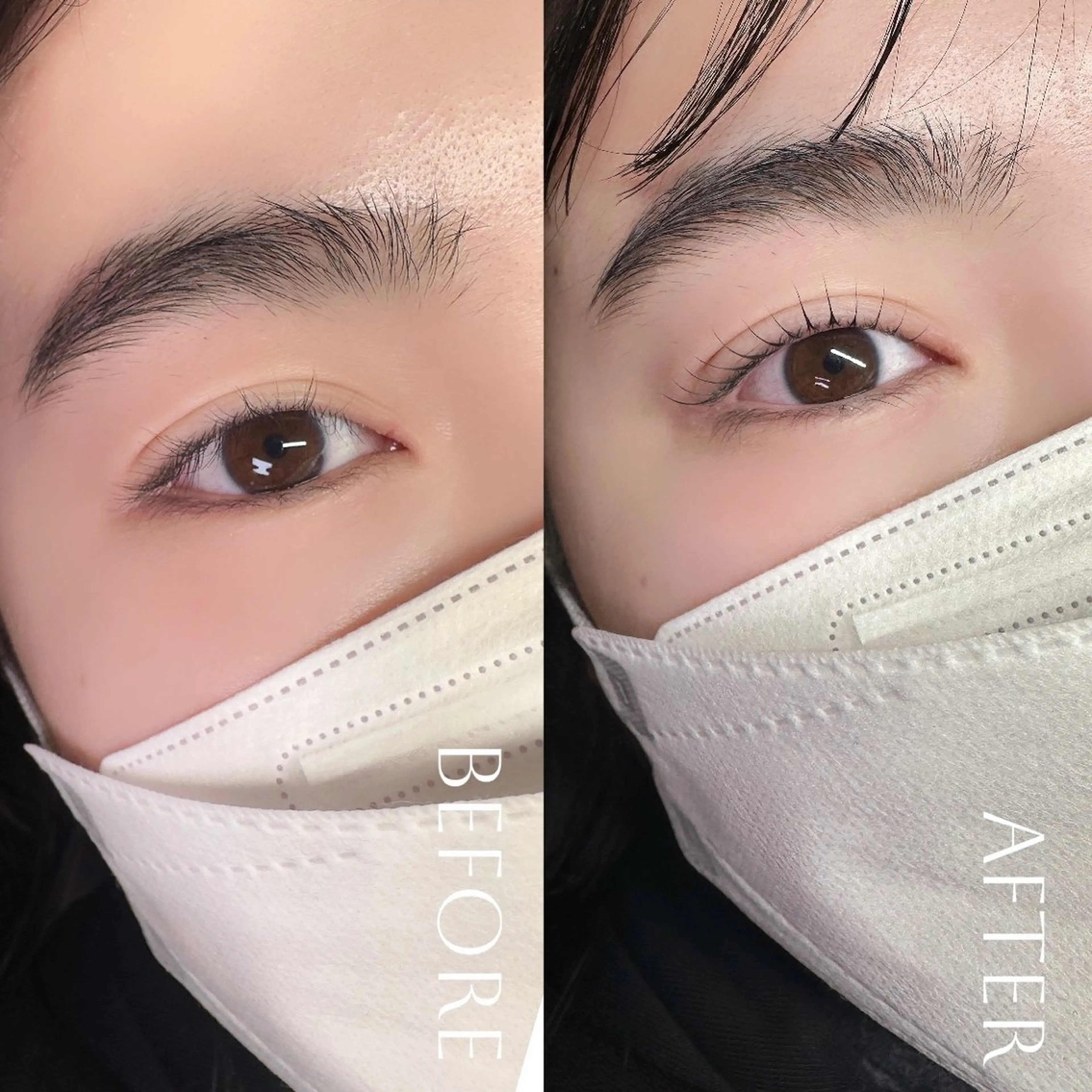 マツエク・マツパ 束感まつ毛 まつげパーマ 一重×まつ毛パーマ eyelash salon uran所属・uran − ウラン − / 束感まつげのマツエク・マツパデザイン